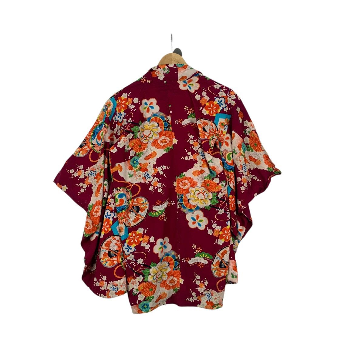Vintage Vintage 70s KIMONO TEMPLE FLORAL JAPAN Traditional Geisha Size M / US 6-8 / IT 42-44 - 7 Thumbnail