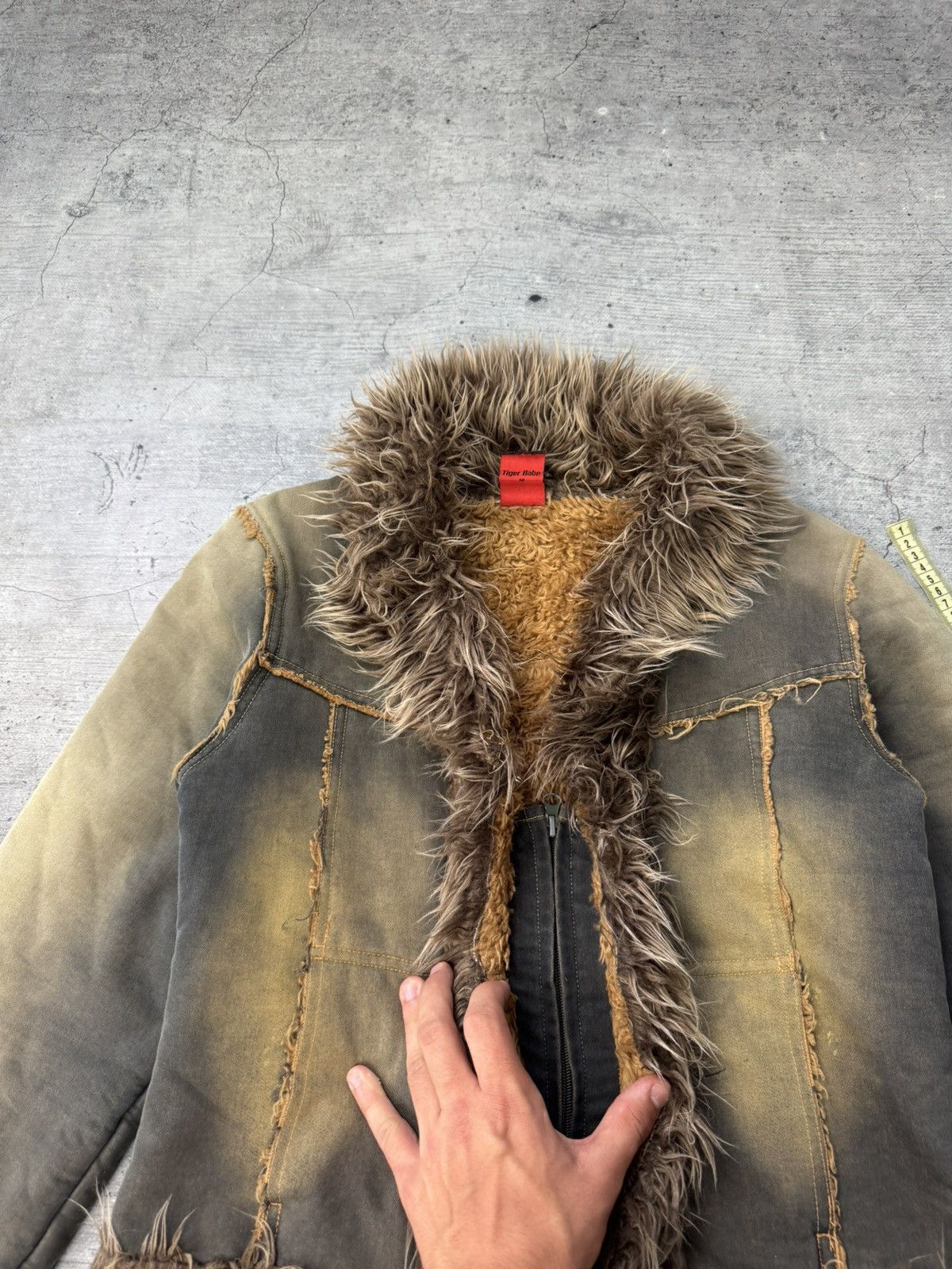 If Six Was Nine Japan fur faux jeans jacket IfSixWasNine LGB style VTG Size L / US 10 / IT 46 - 9 Thumbnail