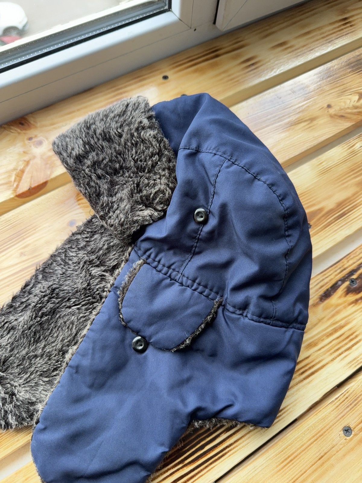 Le Grande Bleu (L.G.B.) Vintage Y2K Fuzzy Fur Ushanka Hat if six was nine LGB Style Size ONE SIZE - 2 Thumbnail