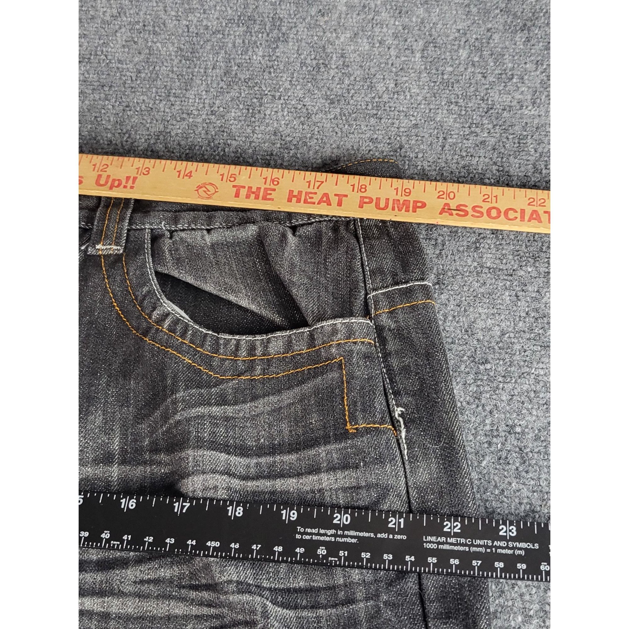 Vintage Vintage Y2k Emcee Black Denim Jeans Men’s 38x32 Baggy Hip Ho Size US 38 / EU 54 - 8 Thumbnail