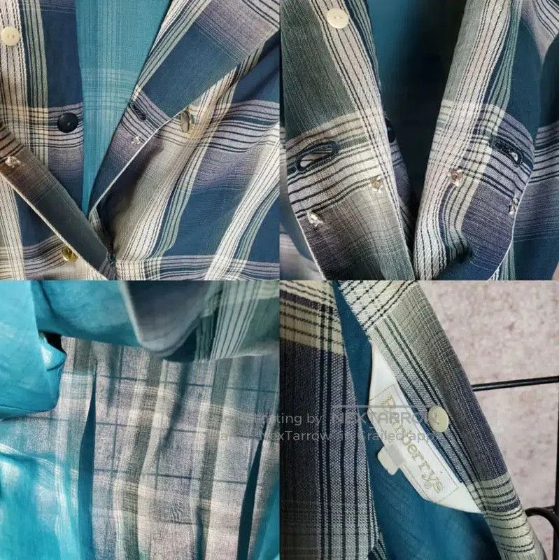 Burberry Burberry Green Wool-Blend Short Cardigan. Size L / US 10 / IT 46 - 7 Thumbnail