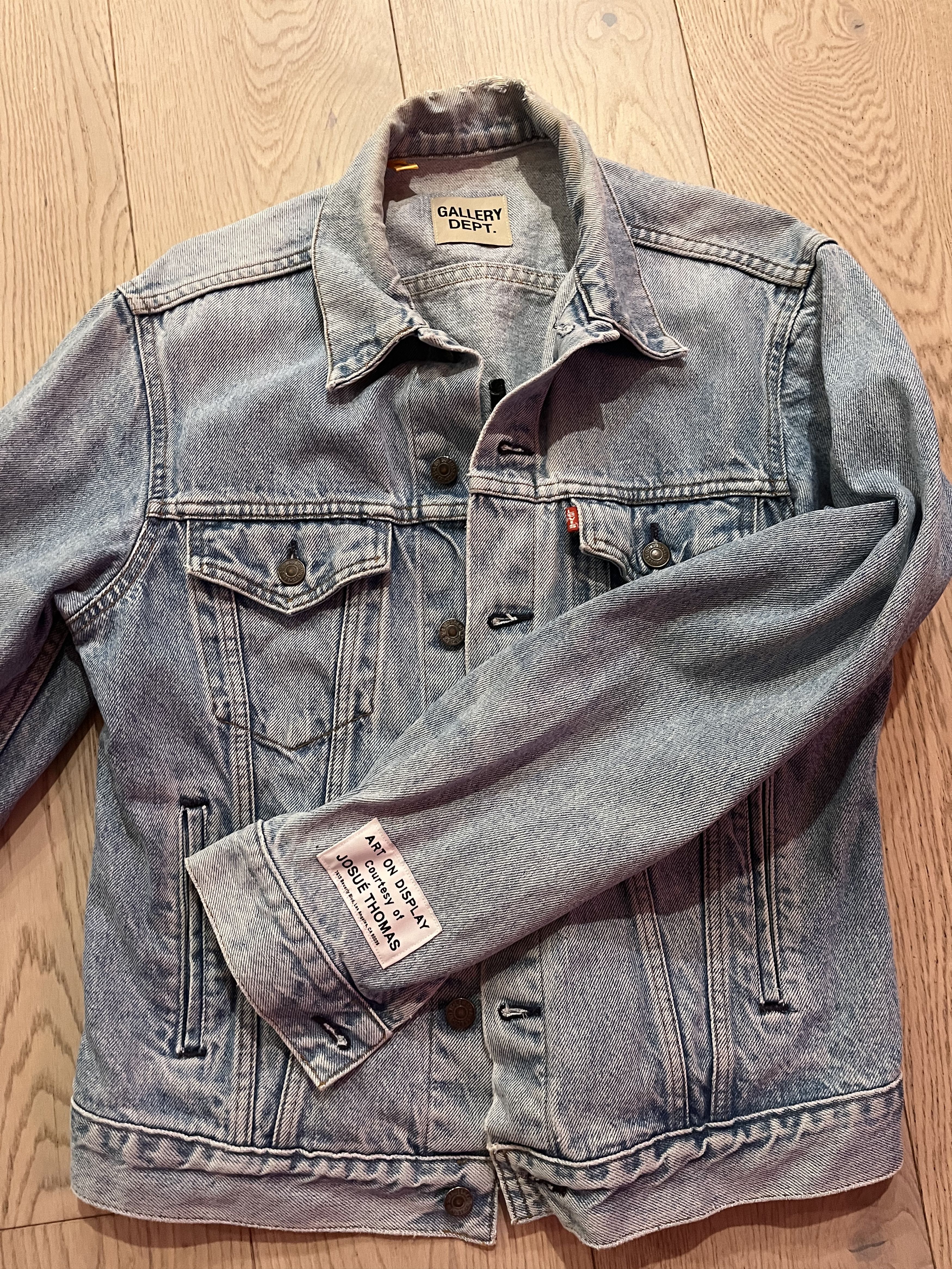 image of Avant Garde Denim Jacket in Blue, Men's (Size Medium)