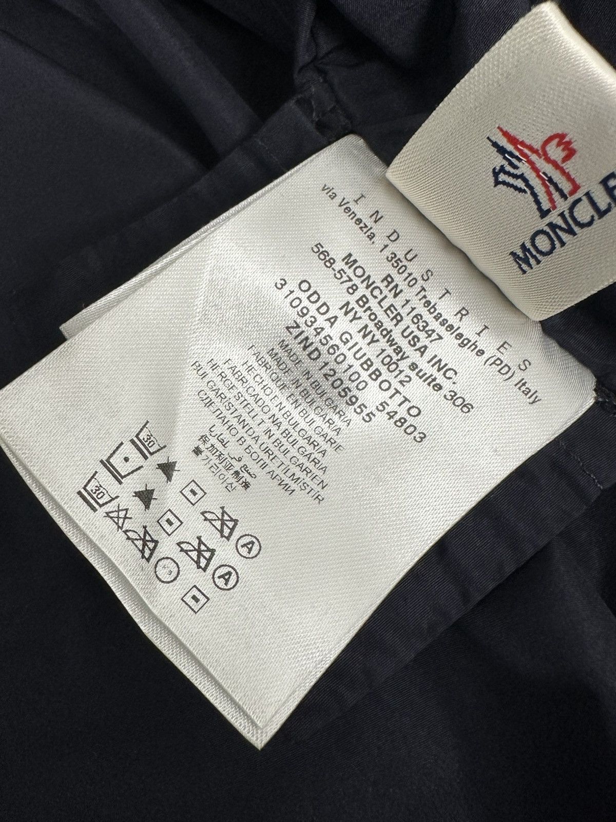 Moncler Moncler - Odda Giubbotto Blouson Zip-Up Light Jacket - Navy Size M / US 6-8 / IT 42-44 - 16 Thumbnail