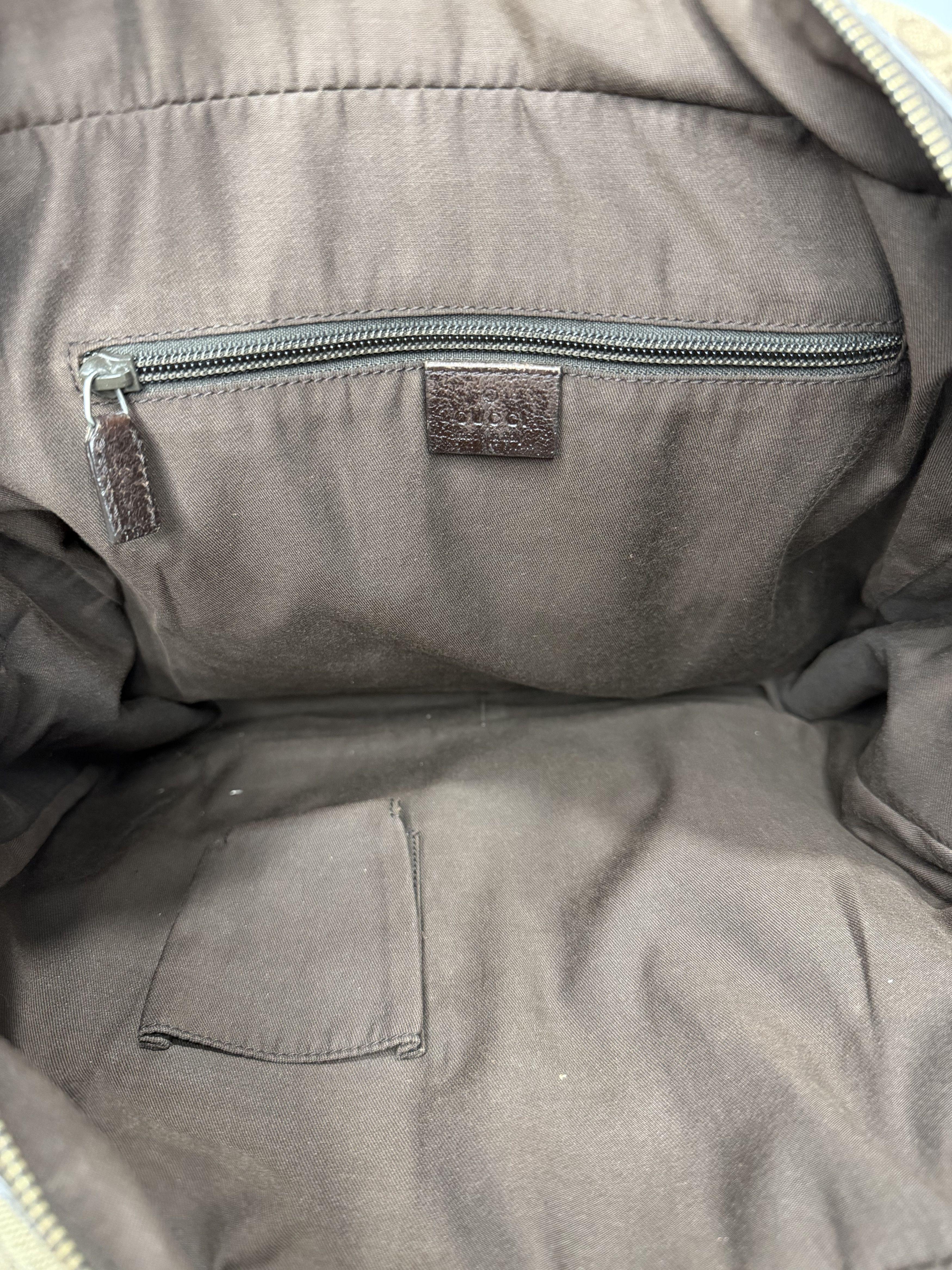 Gucci Gucci GG Canvas Web Medium Carry-On Duffle Bag Size ONE SIZE - 6 Thumbnail