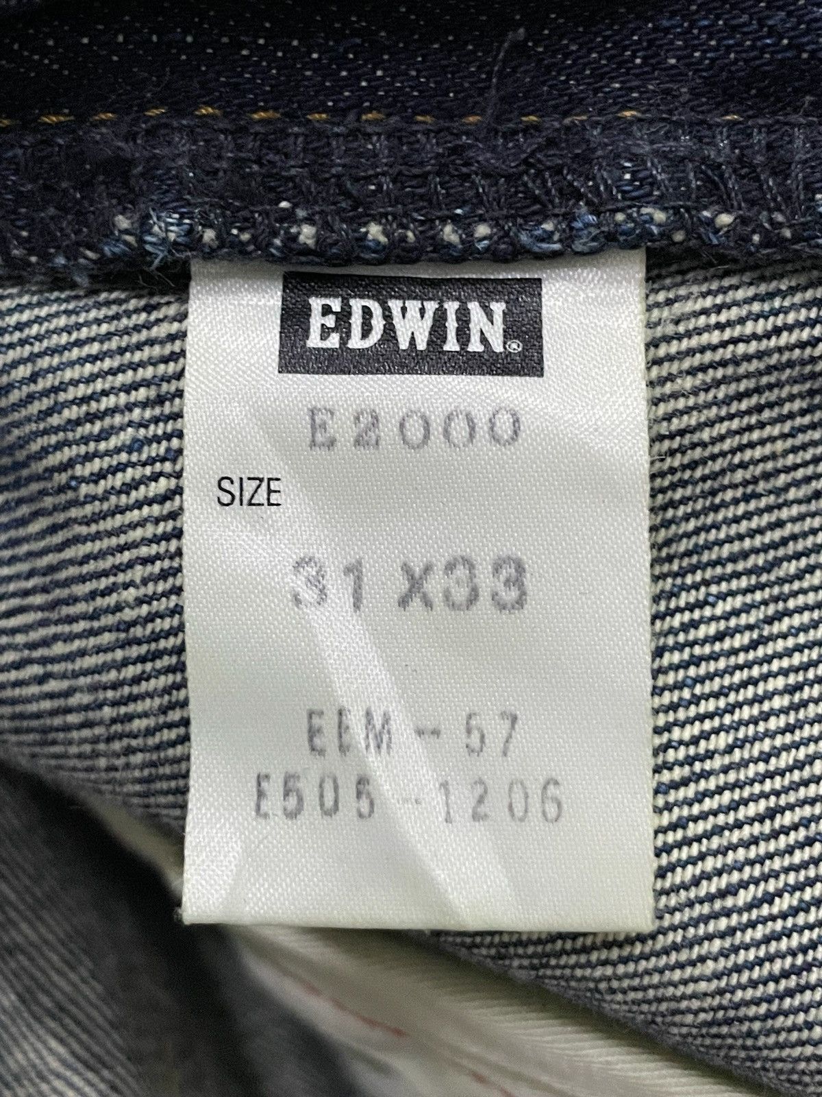 Edwin × Hysteric Glamour Vintage Edwin E Function Spiral Cut Loose Jeans Size US 30 / EU 46 - 19 Thumbnail