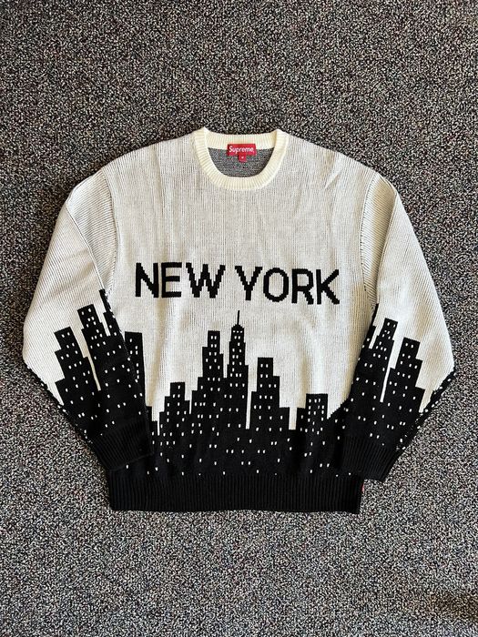 Supreme Supreme New York Sweater | Grailed