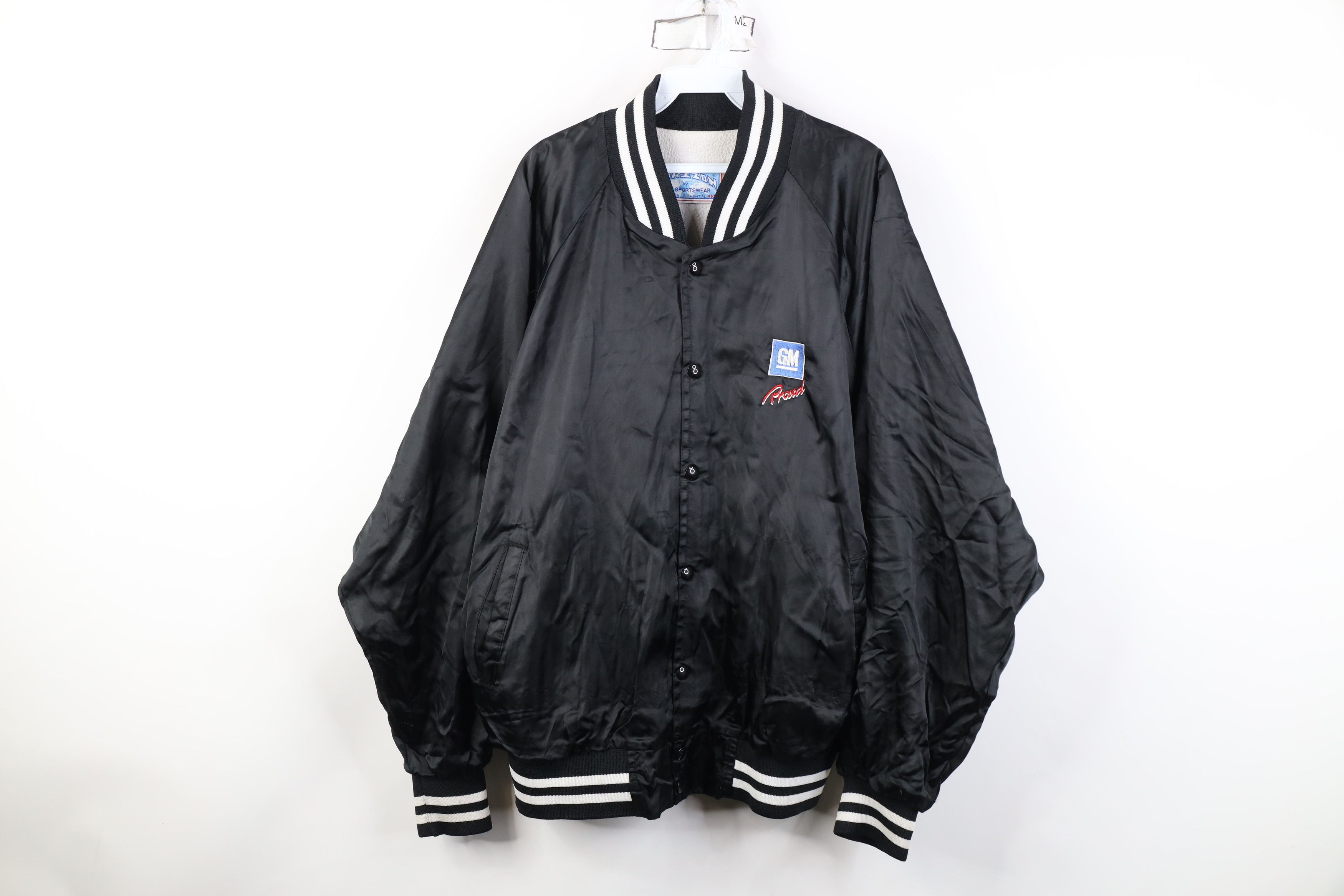 Vintage Vintage 80s GM General Motors Proud Satin Bomber Jacket USA Size US XXL / EU 58 / 5 - 1 Thumbnail