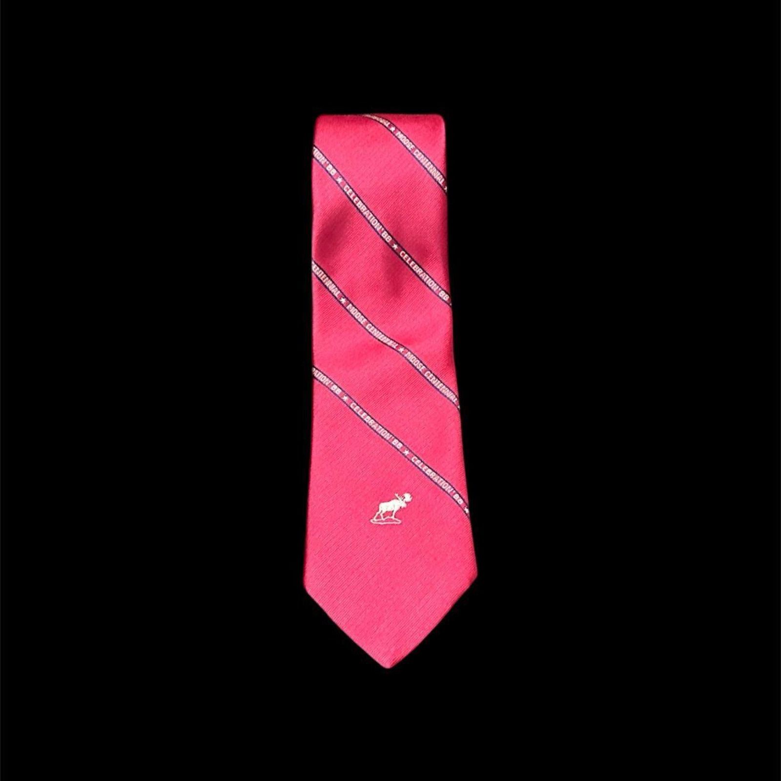 Other Vintage moose lodge tie red Size ONE SIZE - 1 Thumbnail