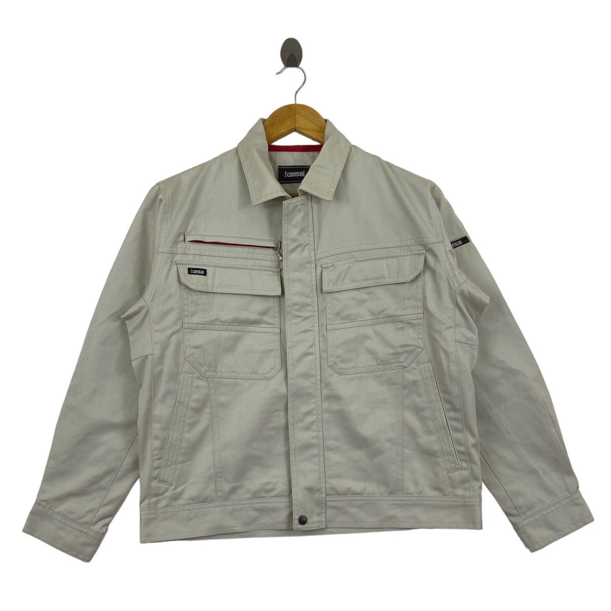 Japanese Brand × Kansai Yamamoto KANSAI By KANSAI YAMAMOTO Japanese Brand Multi Pockets Grey Size US S / EU 44-46 / 1 - 1 Thumbnail