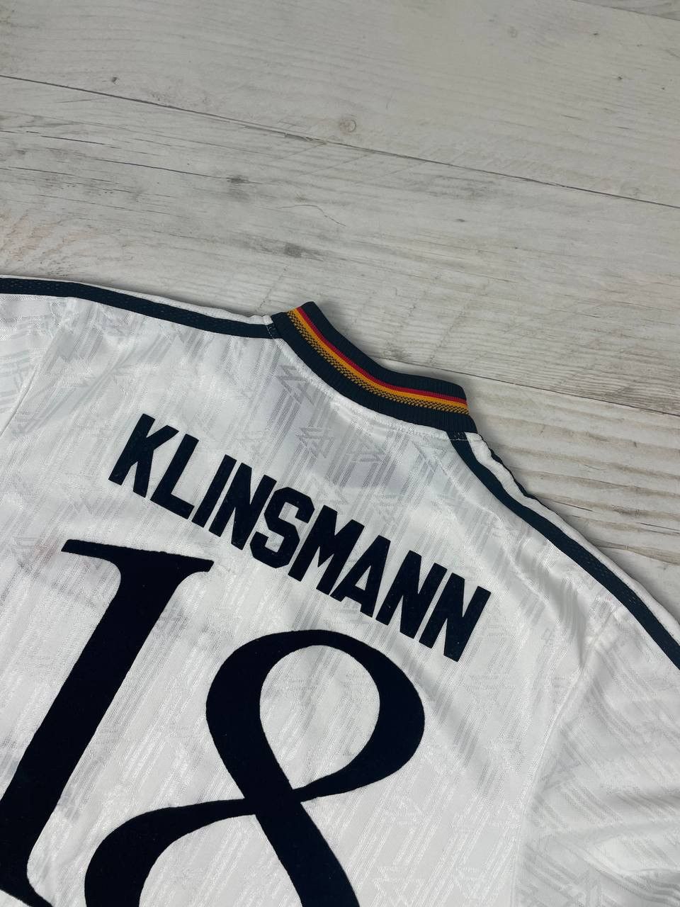 Adidas Adidas Germany 1996 Home Klinsmann #18 Shirt Soccer Jersey Size US S / EU 44-46 / 1 - 11 Thumbnail