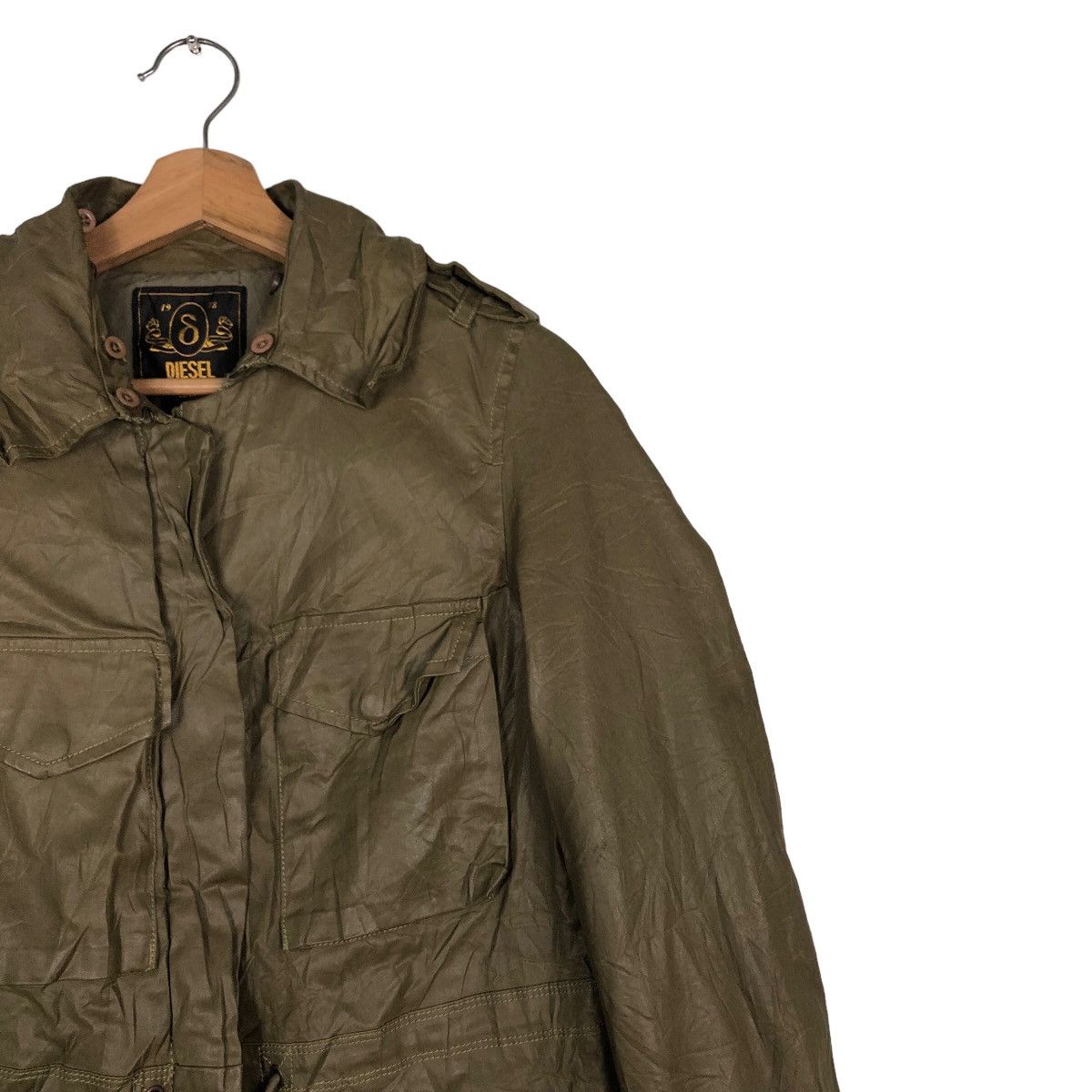 Diesel 🔥BIKER JACKET SOFT LEATHER BONDAGE PARACHUTE DIESEL Size US XS / EU 42 / 0 - 6 Thumbnail