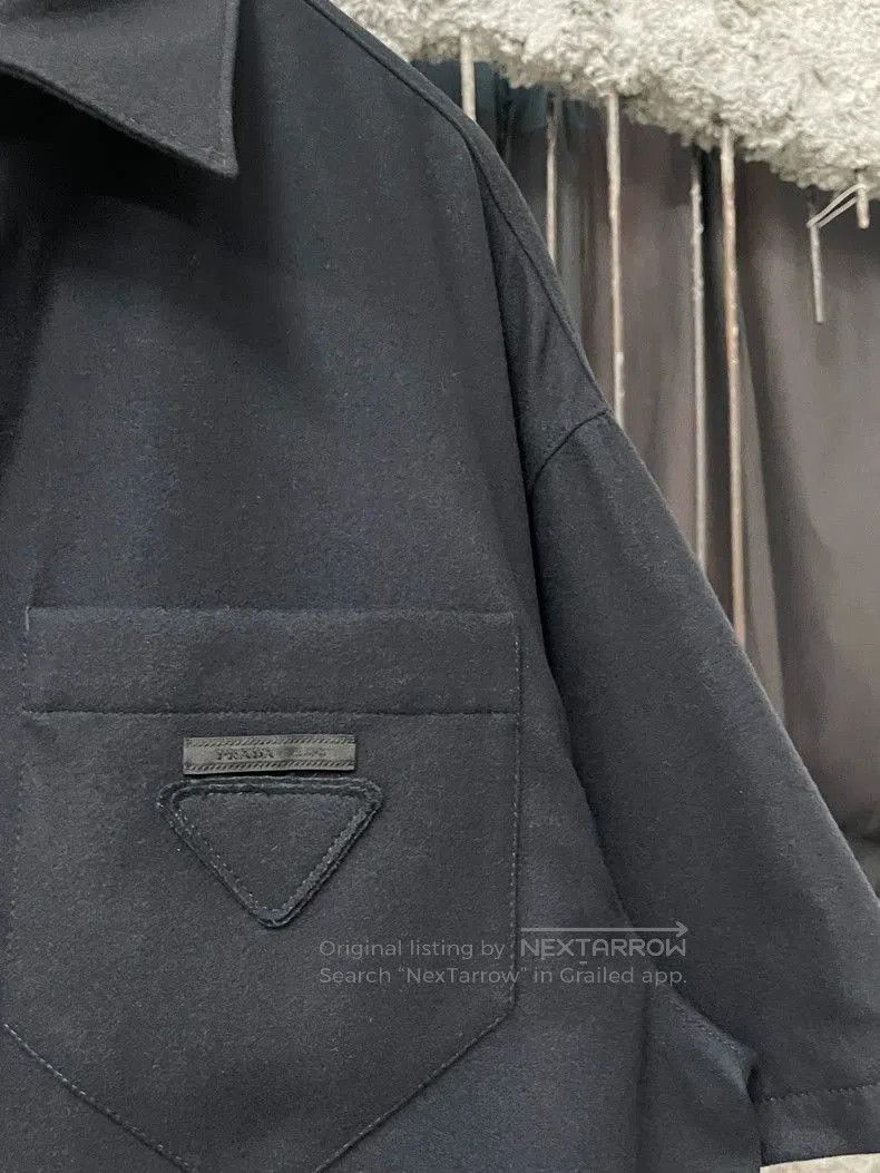 Prada Prada Wool Patch Triangle Logo Short Sleeve. Size US S / EU 44-46 / 1 - 5 Thumbnail