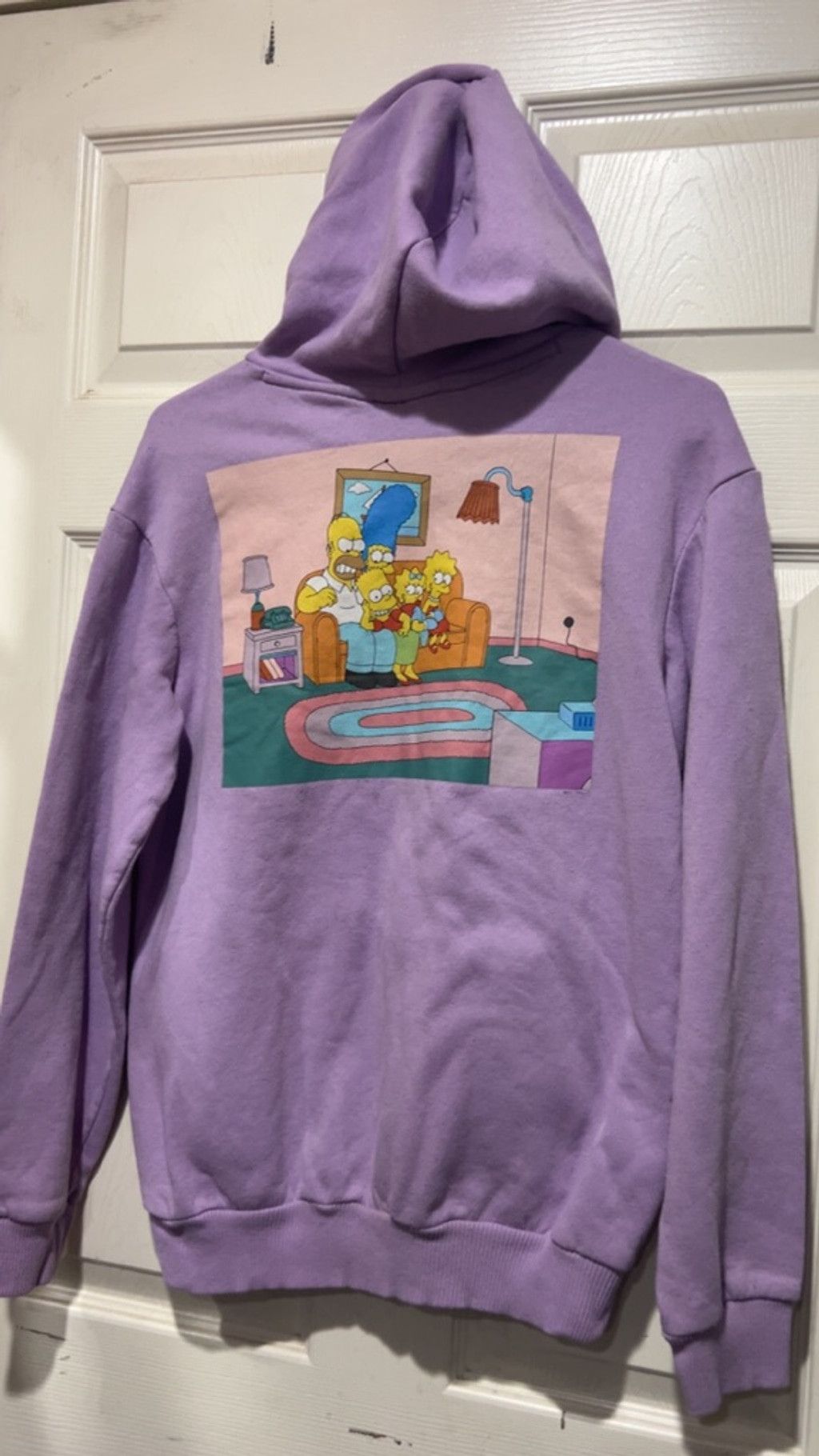 The Simpsons Women's The Simpsons Purple Hoodie S Size S / US 4 / IT 40 - 4 Thumbnail