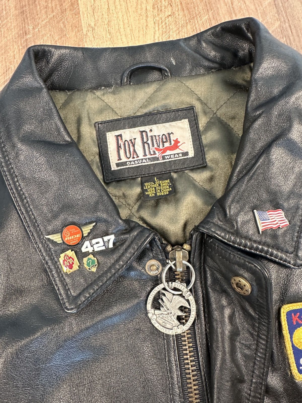 Harley Davidson Vintage Custom Leather Jacket Airbrushed L Motorcycle Harley Size US L / EU 52-54 / 3 - 9 Thumbnail