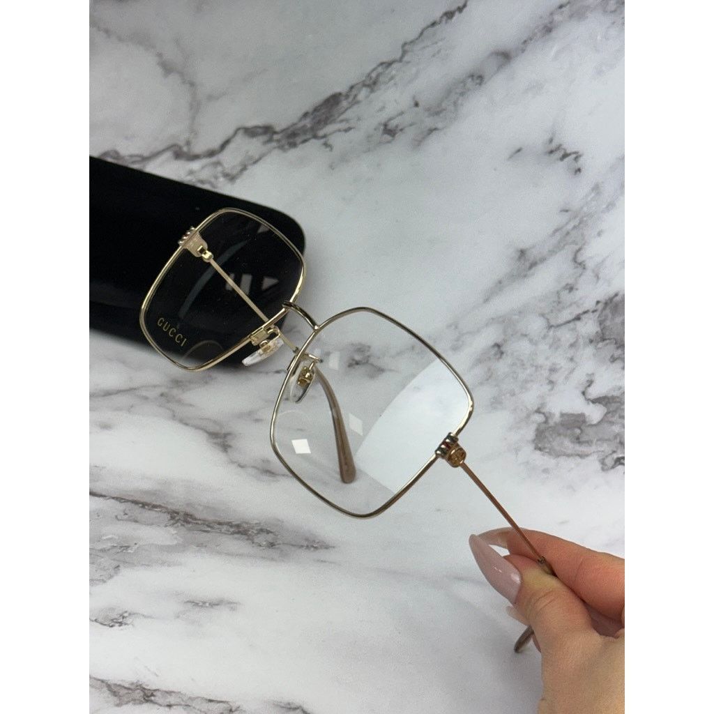 Gucci NEW Gucci GG1284OA Gold Metal Eyeglasses Frames | Grailed