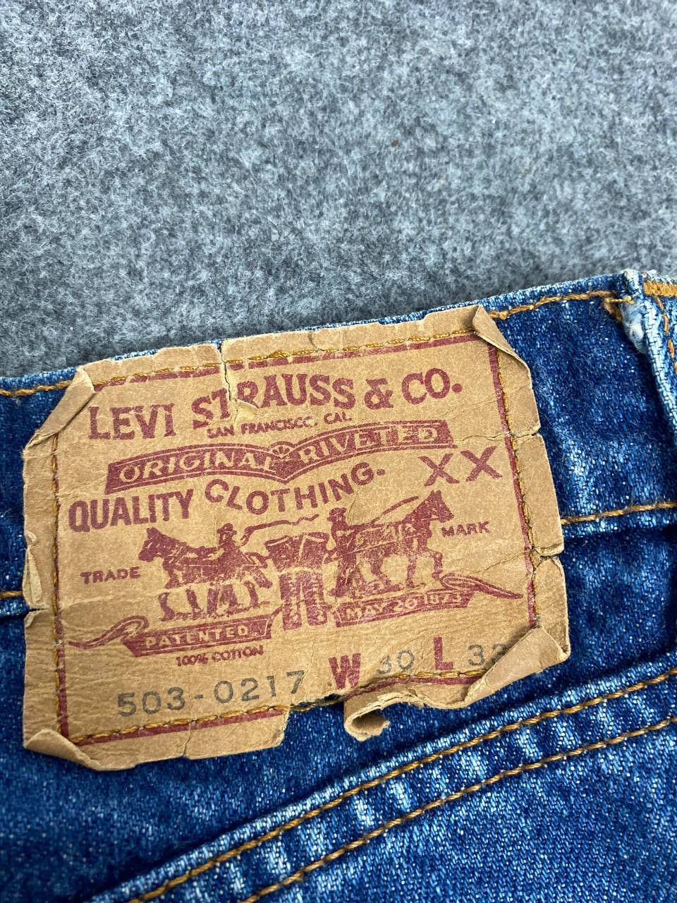 Levi's vintage levis 503-0217 denim nice design Size US 30 / EU 46 - 5 Thumbnail