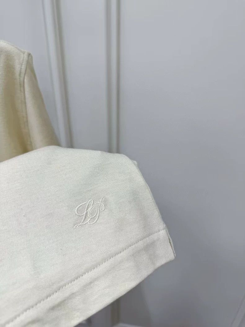 Loro Piana LORO PIANA Classic beige short sleeves Size S / US 4 / IT 40 - 3 Thumbnail