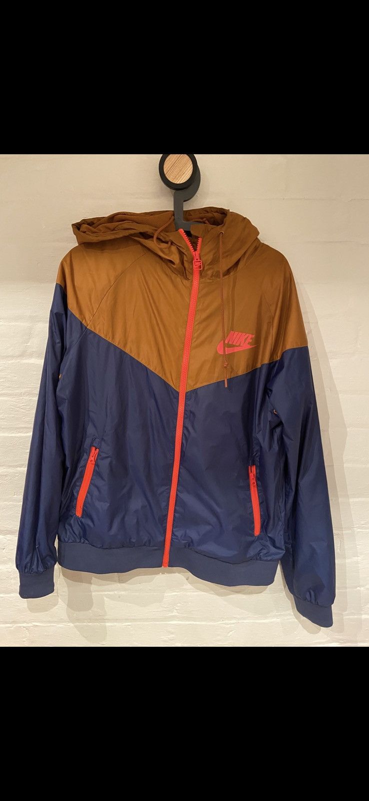 Nike Nike Windrunner Sportswear Jacket Medium M Brown Blue Rare Size US M / EU 48-50 / 2 - 1 Thumbnail