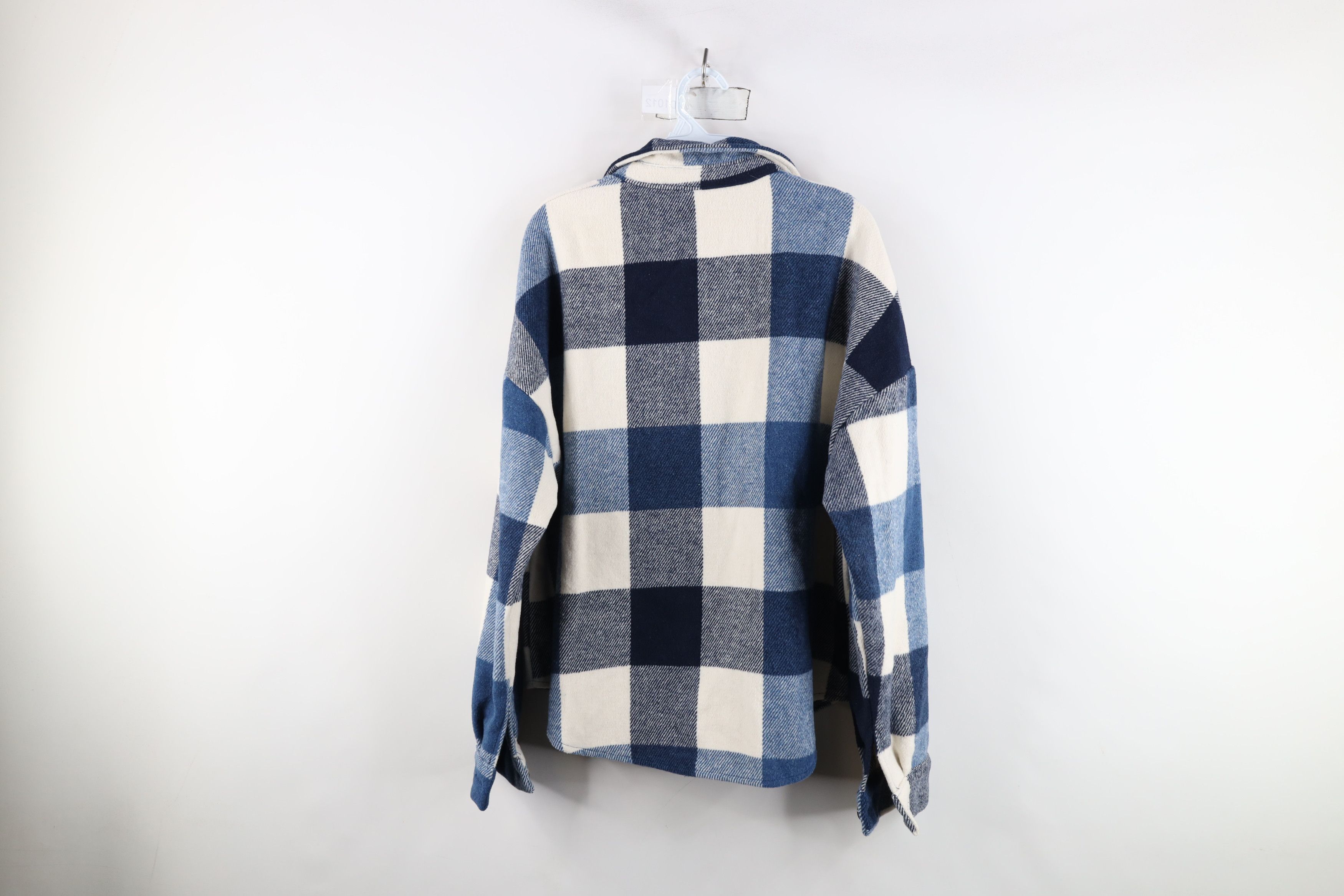 Vintage Vintage 90s Streetwear Flannel Button Shirt Jacket Jac Shirt Size 3XL / US 20-22 - 13 Thumbnail