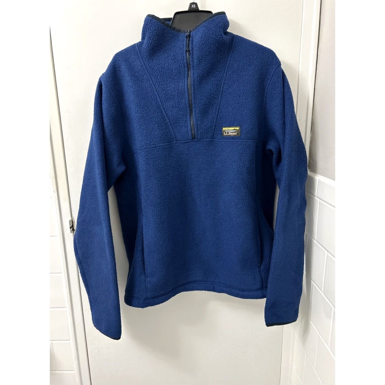 Vintage VINTAGE: No LL Bean Sweater Mens Small Blue Katahdin Fleece Pullover 1/4 Zip Pockets 511605 Size US S / EU 44-46 / 1 - 2 Thumbnail