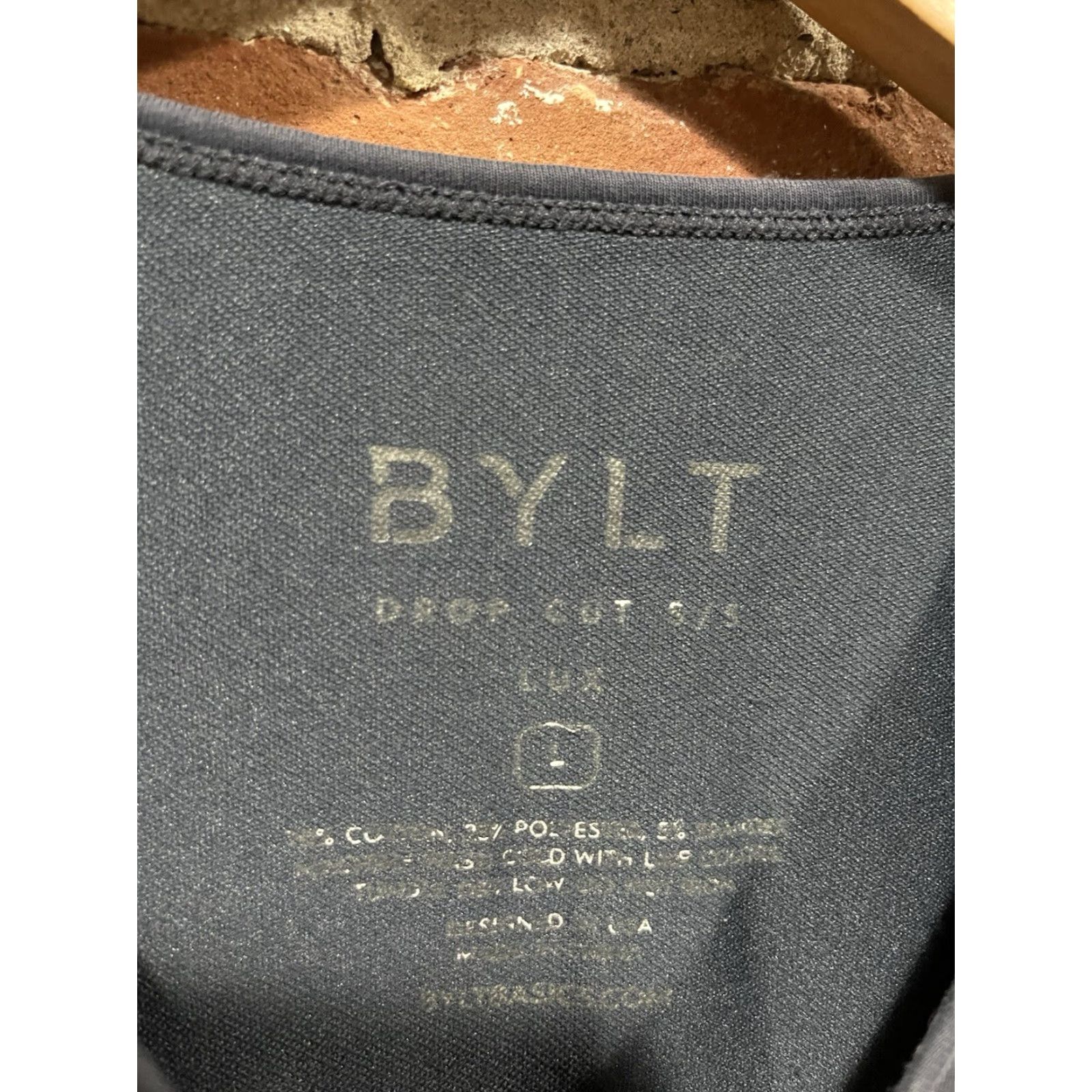 Vintage Bylt Shirt Mens L Black Drop Cut Tee Pocket Lux Short Sleeve Athletic Size US L / EU 52-54 / 3 - 2 Thumbnail