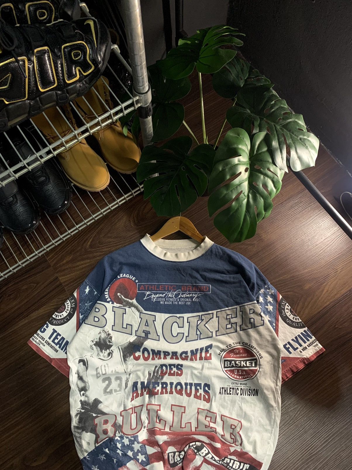 VINTAGE 90s BLACKER AOP MICHAEL JORDAN