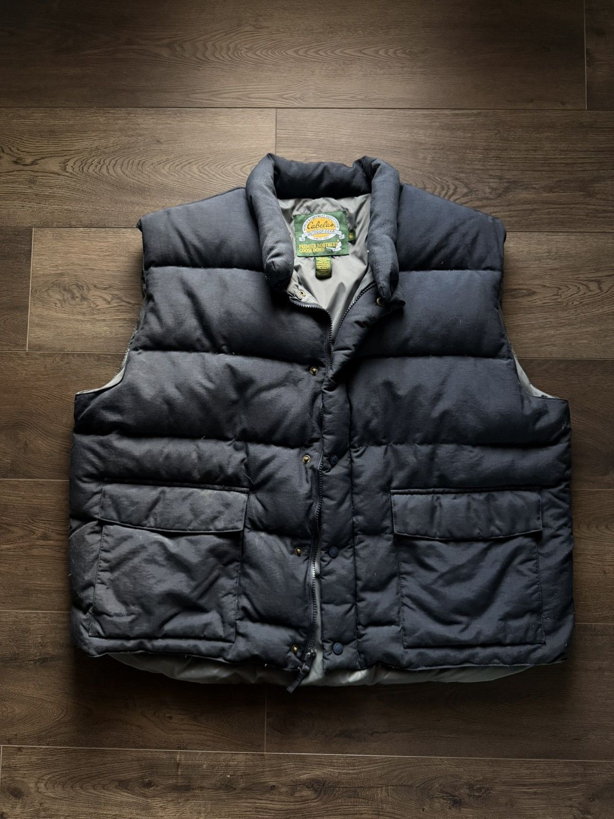 Cabelas Vintage Cabelas Goose Down Vest Size US XXL / EU 58 / 5 - 1 Thumbnail
