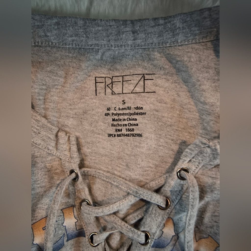non *Rare* Freeze Gray Lace-Up Eagle Graphic Tee Size S / US 4 / IT 40 - 4 Thumbnail