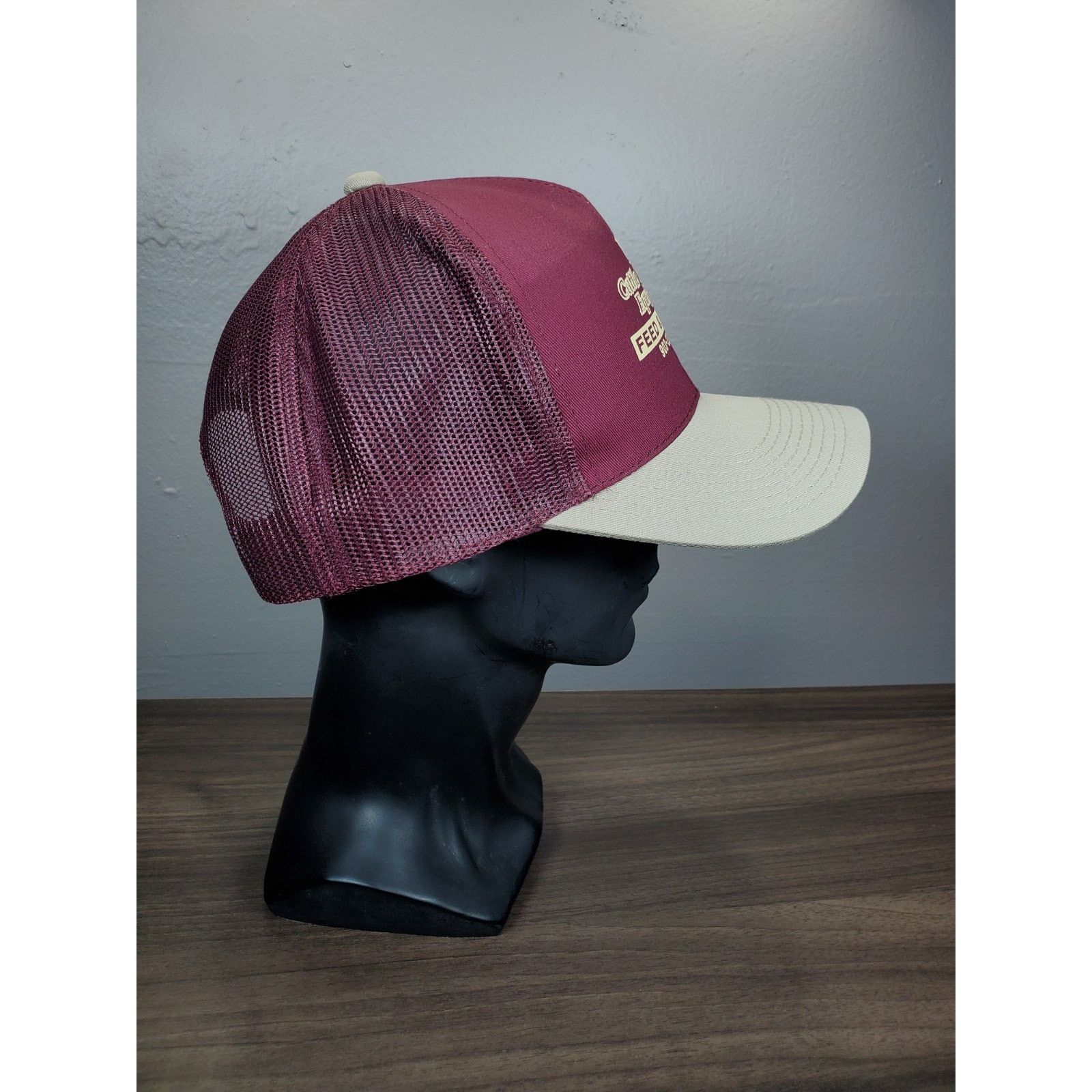 Vintage Cattle Country Equipment Feed & Supply Hat Cap Buffalo Texas Size ONE SIZE - 5 Thumbnail