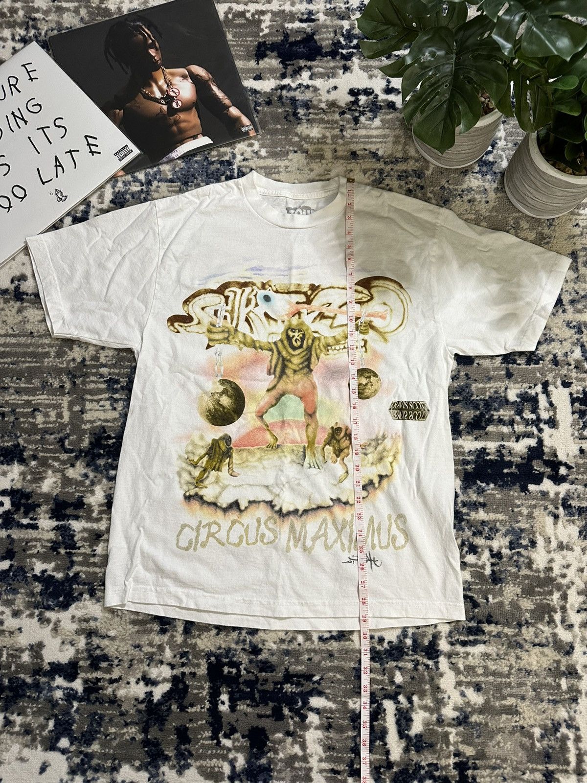 Travis Scott Travis Scott Utopia Tour Tee Size US L / EU 52-54 / 3 - 4 Thumbnail