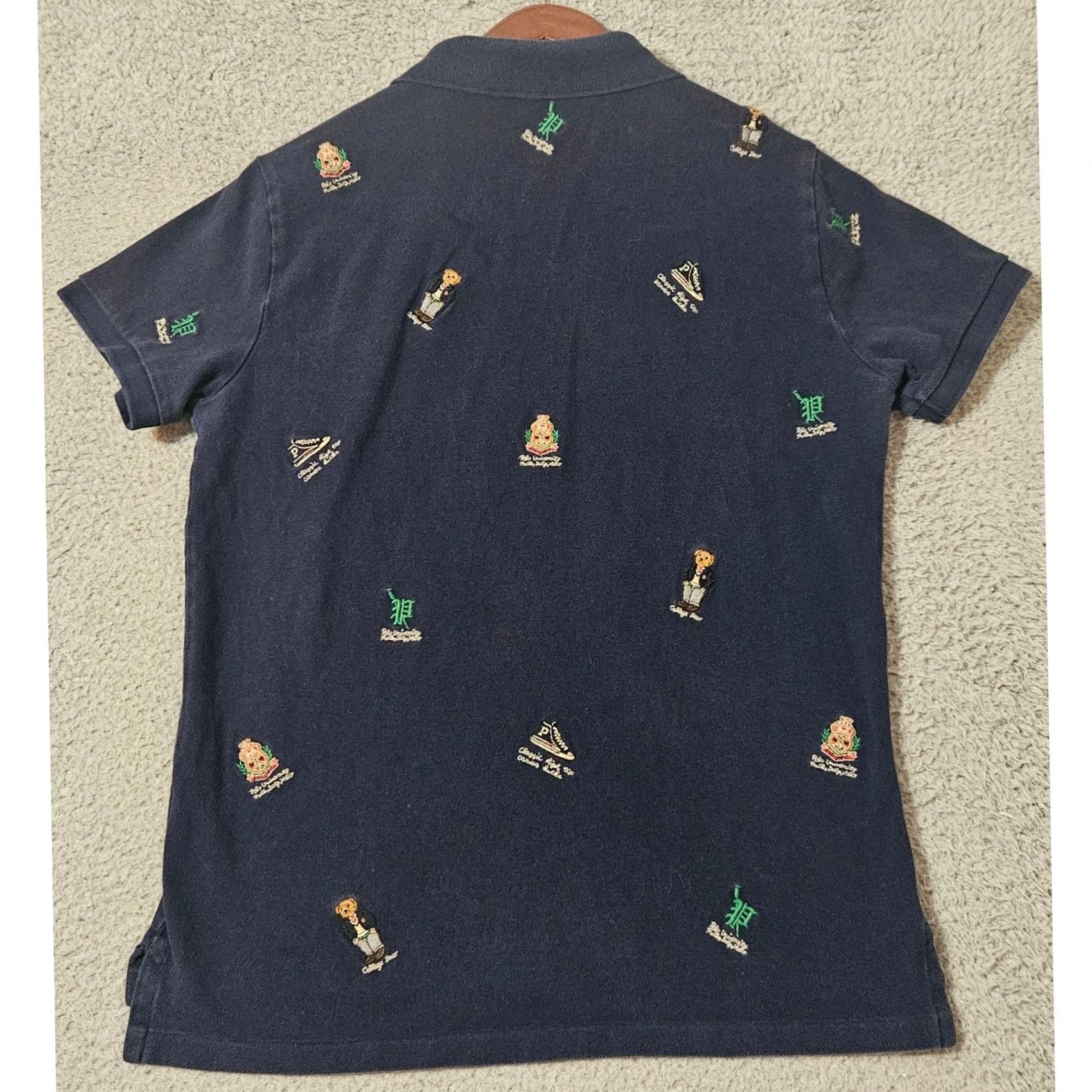Polo Ralph Lauren Polo Ralph Lauren Shirt Polo Bear University College Polos Embroidered Blue Slim Fit S Men Size US S / EU 44-46 / 1 - 2 Thumbnail