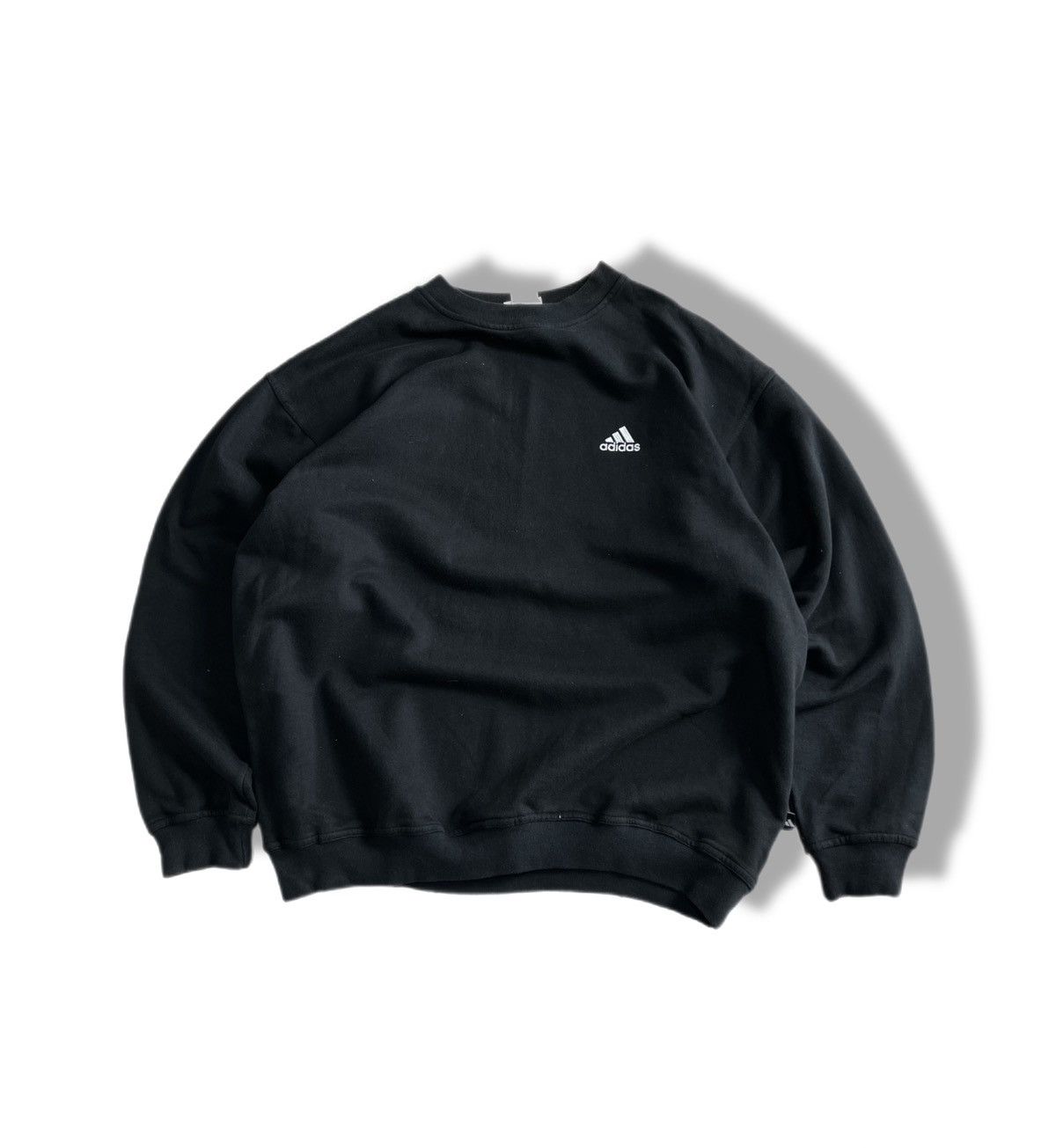 Adidas Sweatshirt Adidas Vintage Black L Size Basic Mini Logo Y2K Size US L / EU 52-54 / 3 - 1 Thumbnail