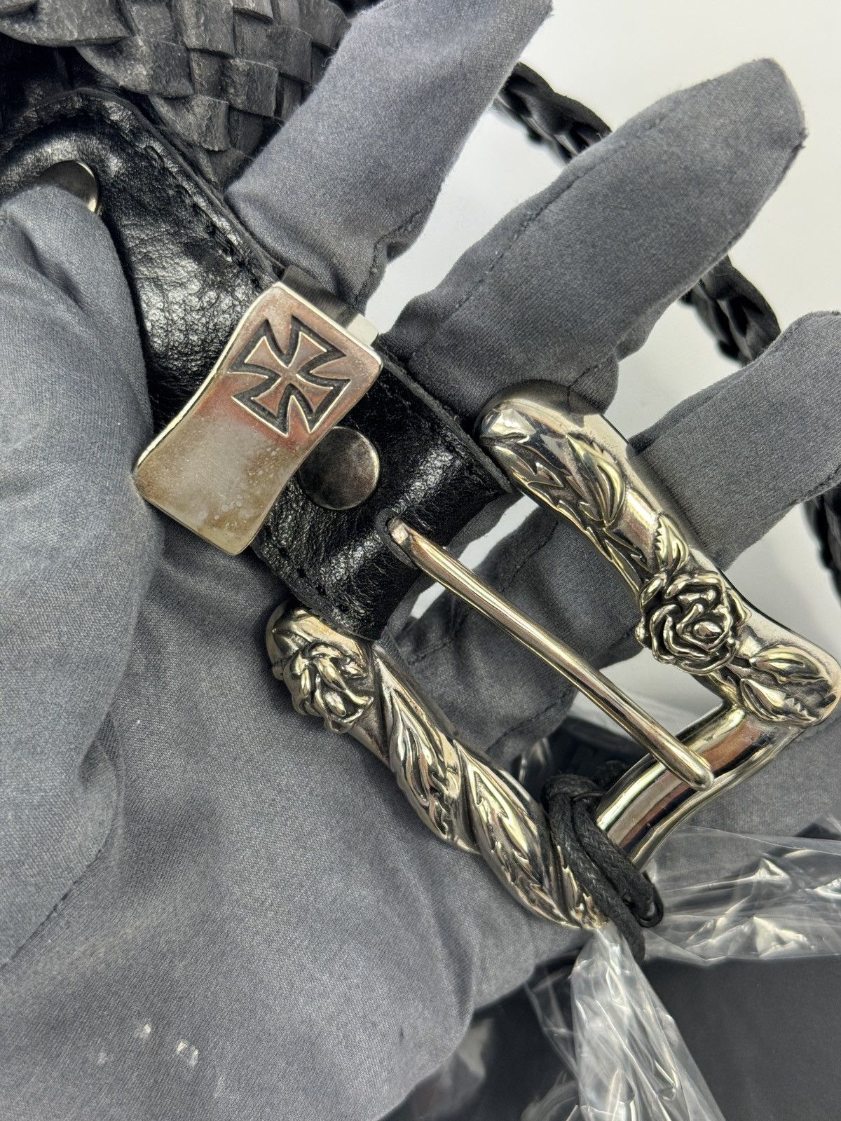 Enfants Riches Deprimes PORT OF SOULS BRAIDED LEATHER BELT SIZE 100 - 2.5cm Size 34 - 6 Thumbnail