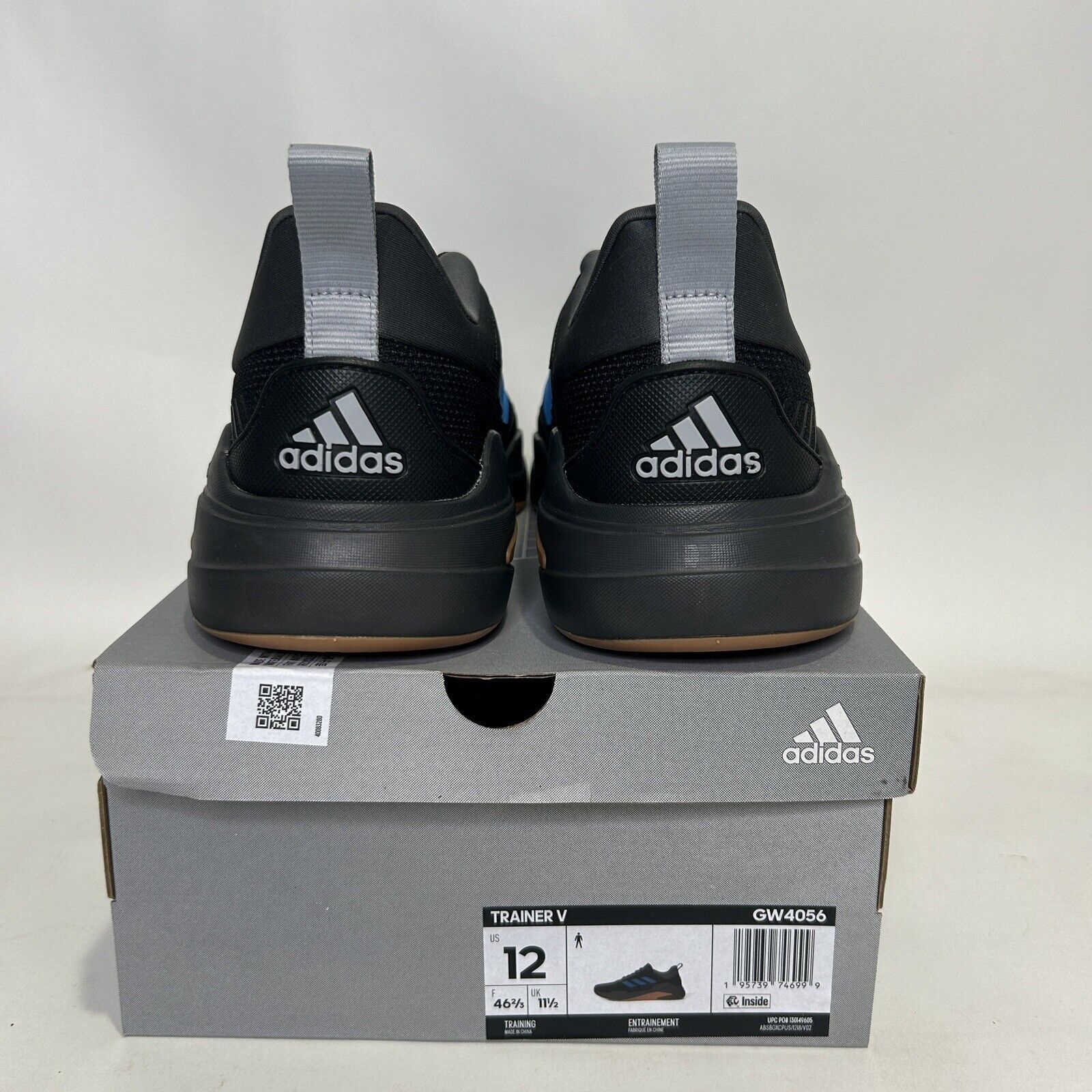 Adidas Adidas Trainer V “Blue Black” 2024 Size US 12 / EU 45 - 4 Thumbnail