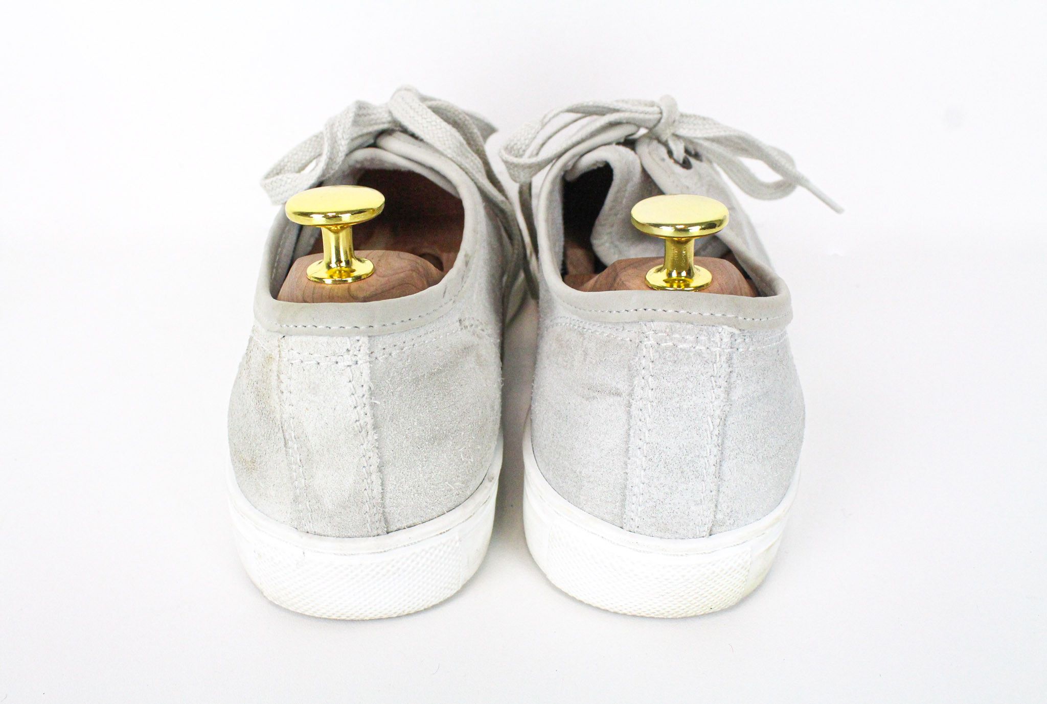 Suitsupply EU41 Grey Suede Laced Low-Top 72216 Size US 8 / EU 41 - 3 Thumbnail