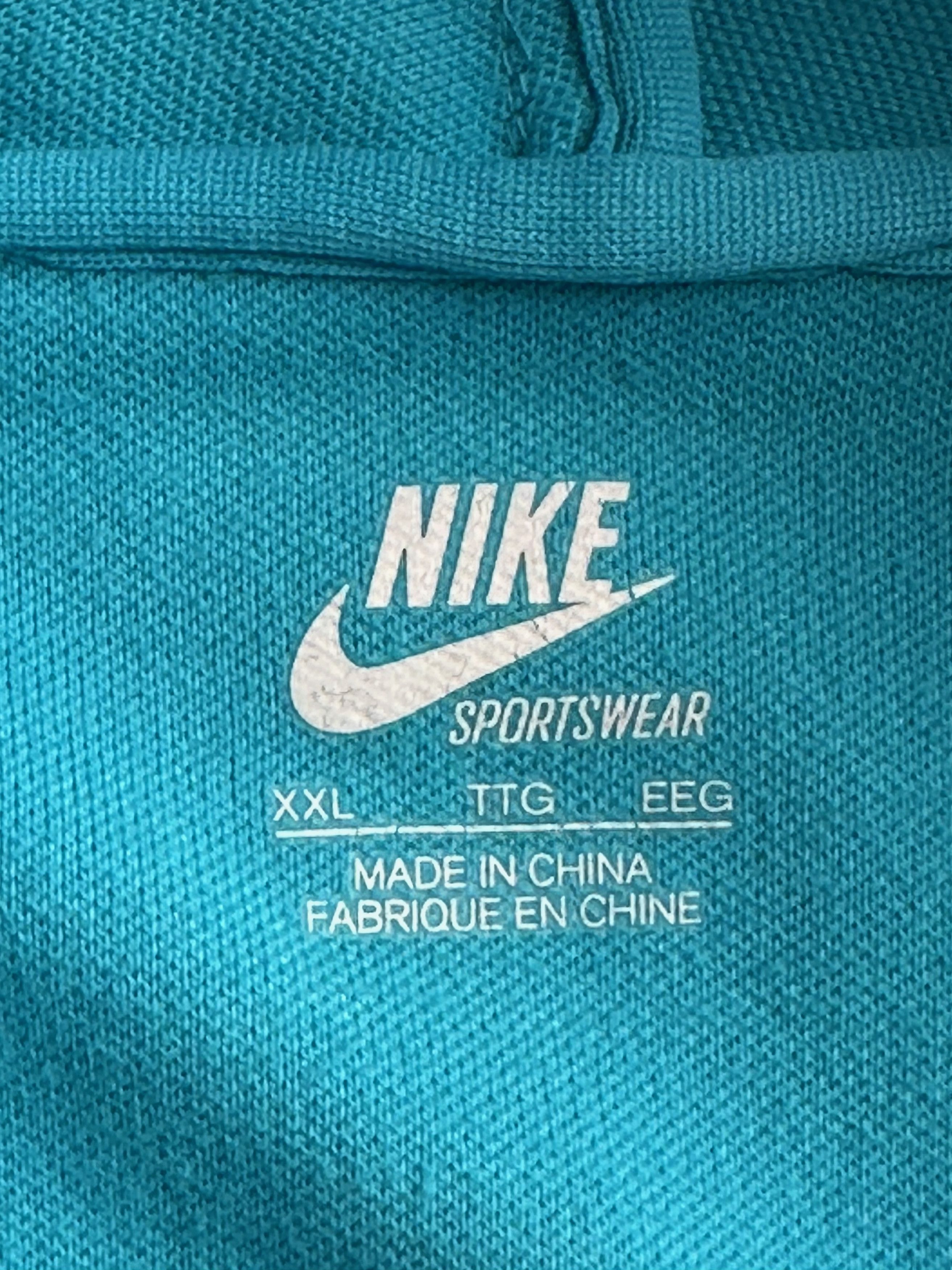 Nike Vintage Nike Track Jacket - Turquoise - XXL Size US XXL / EU 58 / 5 - 4 Thumbnail