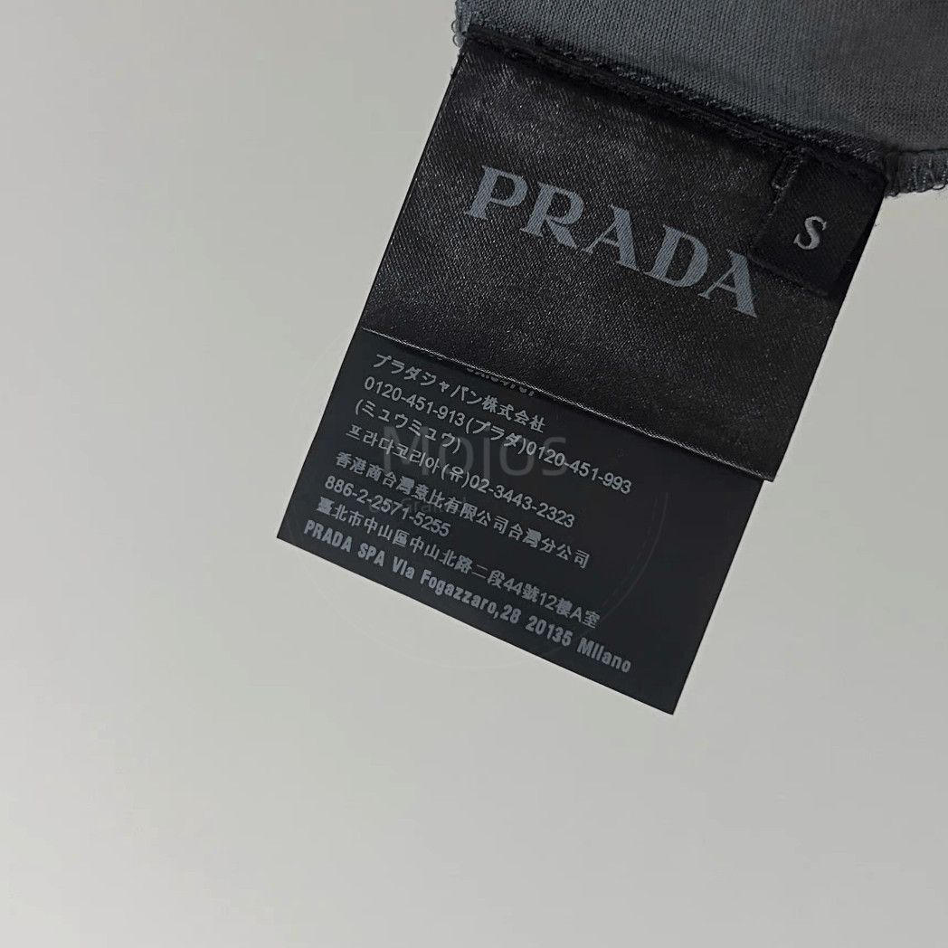 Prada Prada Black Logoi Patch Polo-2508 Size US S / EU 44-46 / 1 - 6 Thumbnail