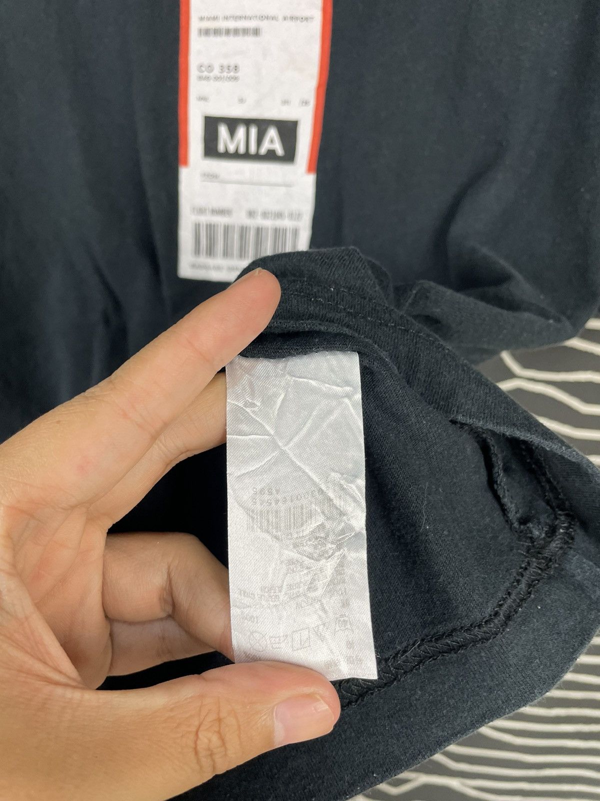Japanese Brand 7Tees Shirt Miami Airlines Ticket Print Size US S / EU 44-46 / 1 - 7 Thumbnail