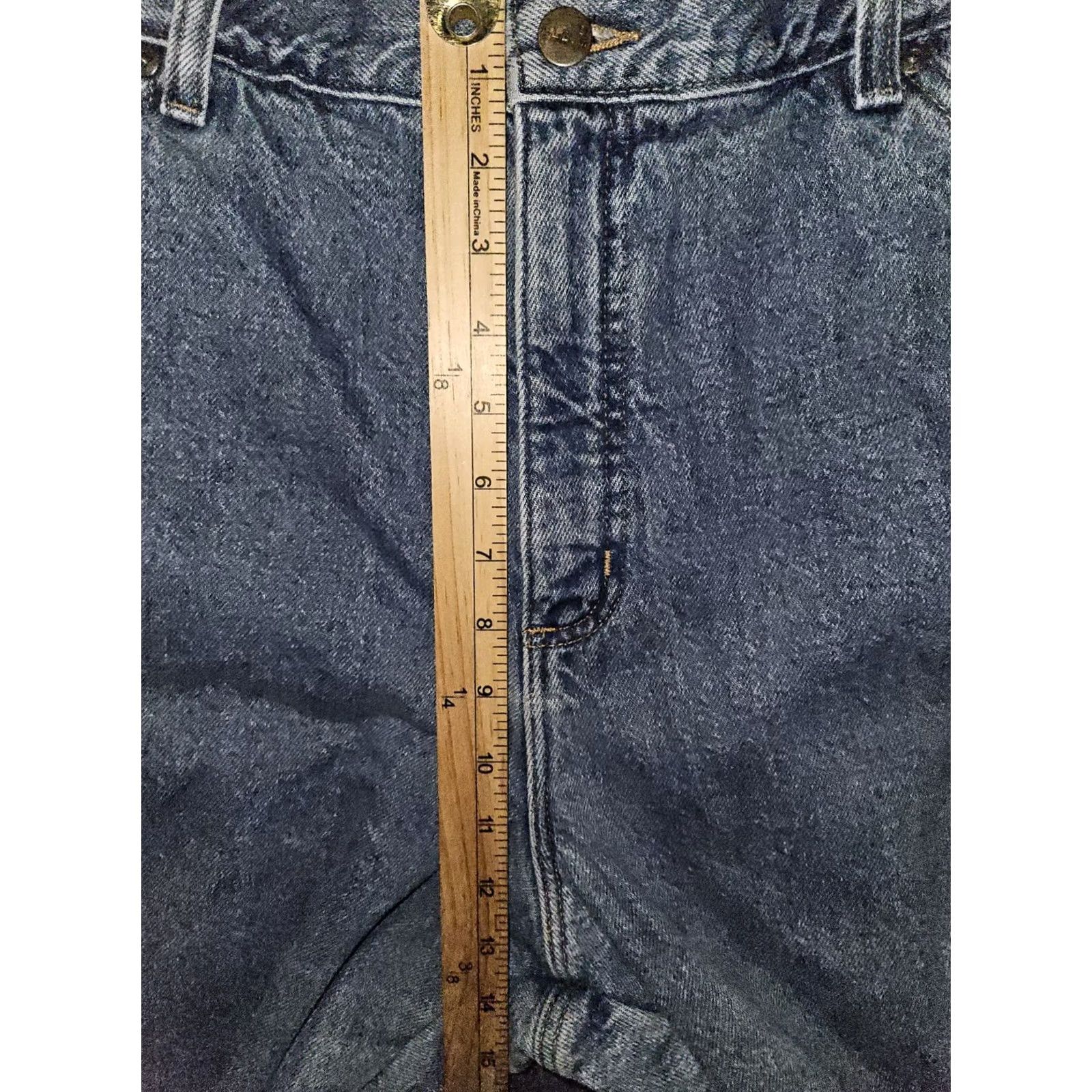 Vintage VINTAGE L.L. Bean Double L Fleece Lined Jeans Women's 20W Relaxed Fit Outdoors Blue 90s Size 42" / US 20 - 4 Thumbnail