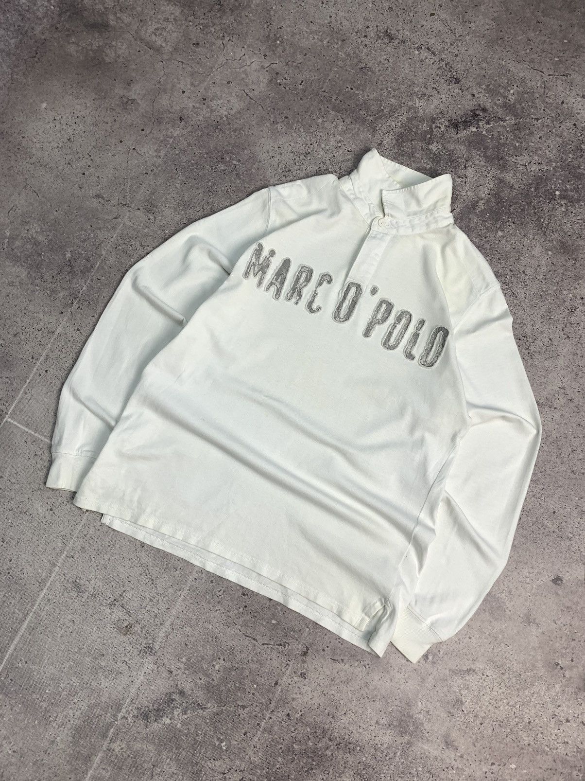 Japanese Brand × Vintage Vintage Long sleeve Marc Polo Rugby sk8 y2k faded distressed Size US M / EU 48-50 / 2 - 4 Thumbnail