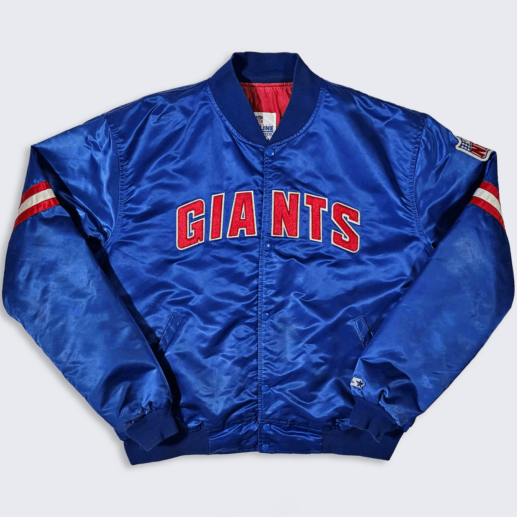 NFL New York Giants Vintage 80s Starter Satin Bomber Jacket Size US XXL / EU 58 / 5 - 1 Thumbnail