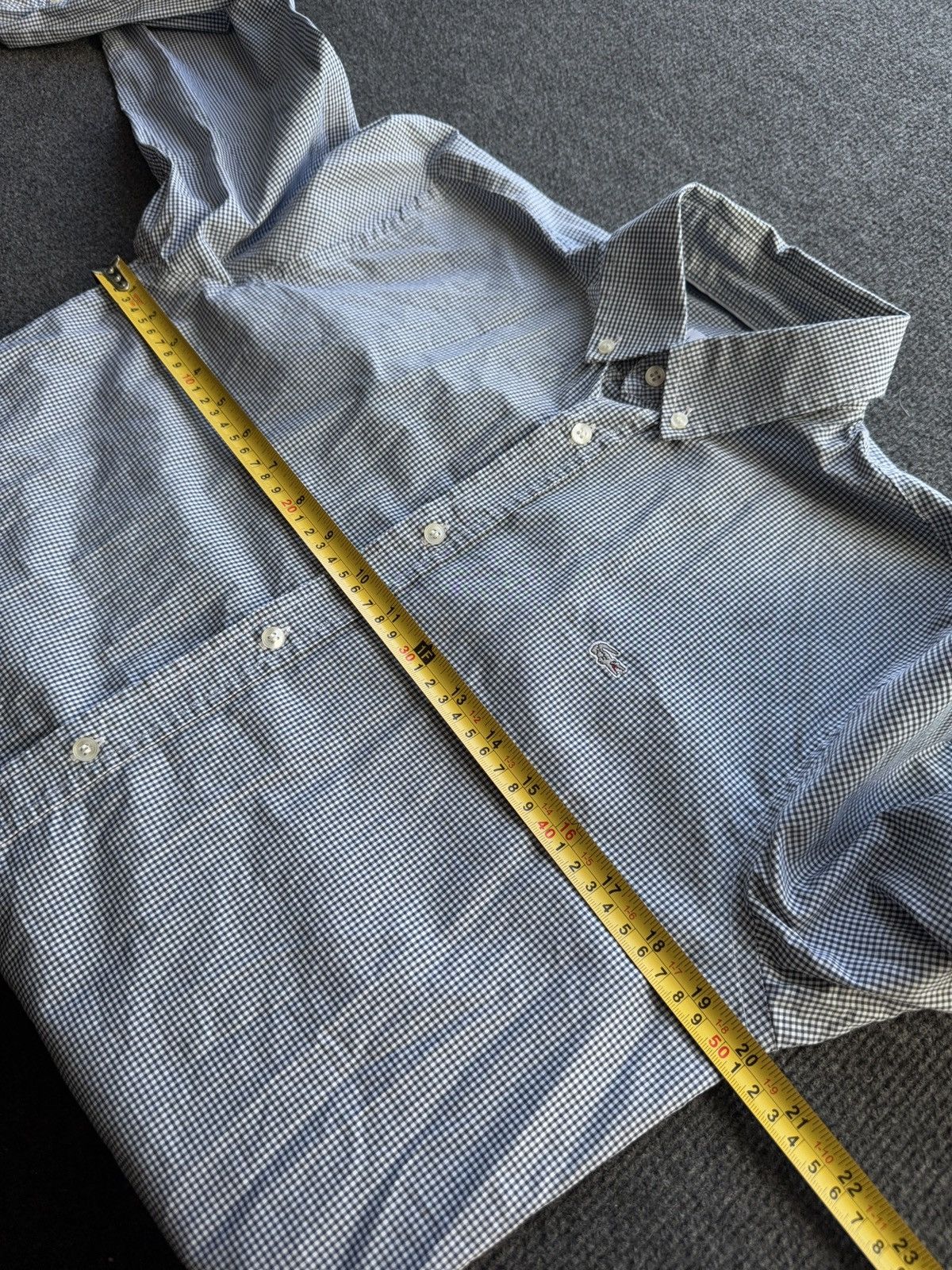 Lacoste Luxury 00s Lacoste Gingham Check Button Down Shirt Mens S Size US S / EU 44-46 / 1 - 15 Thumbnail