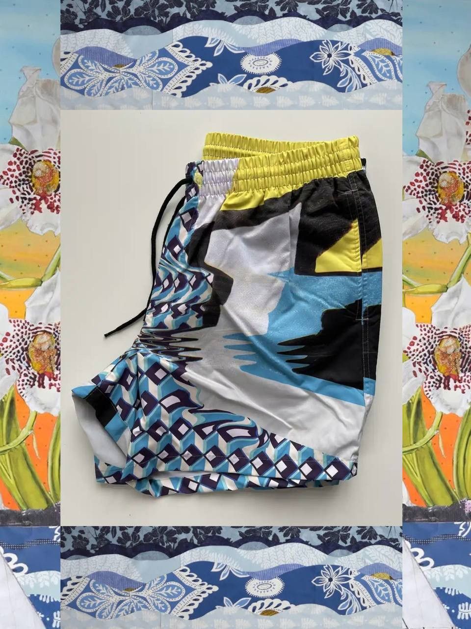 Dries Van Noten Abstract-Print swim shorts Size US 36 / EU 52 - 2 Thumbnail