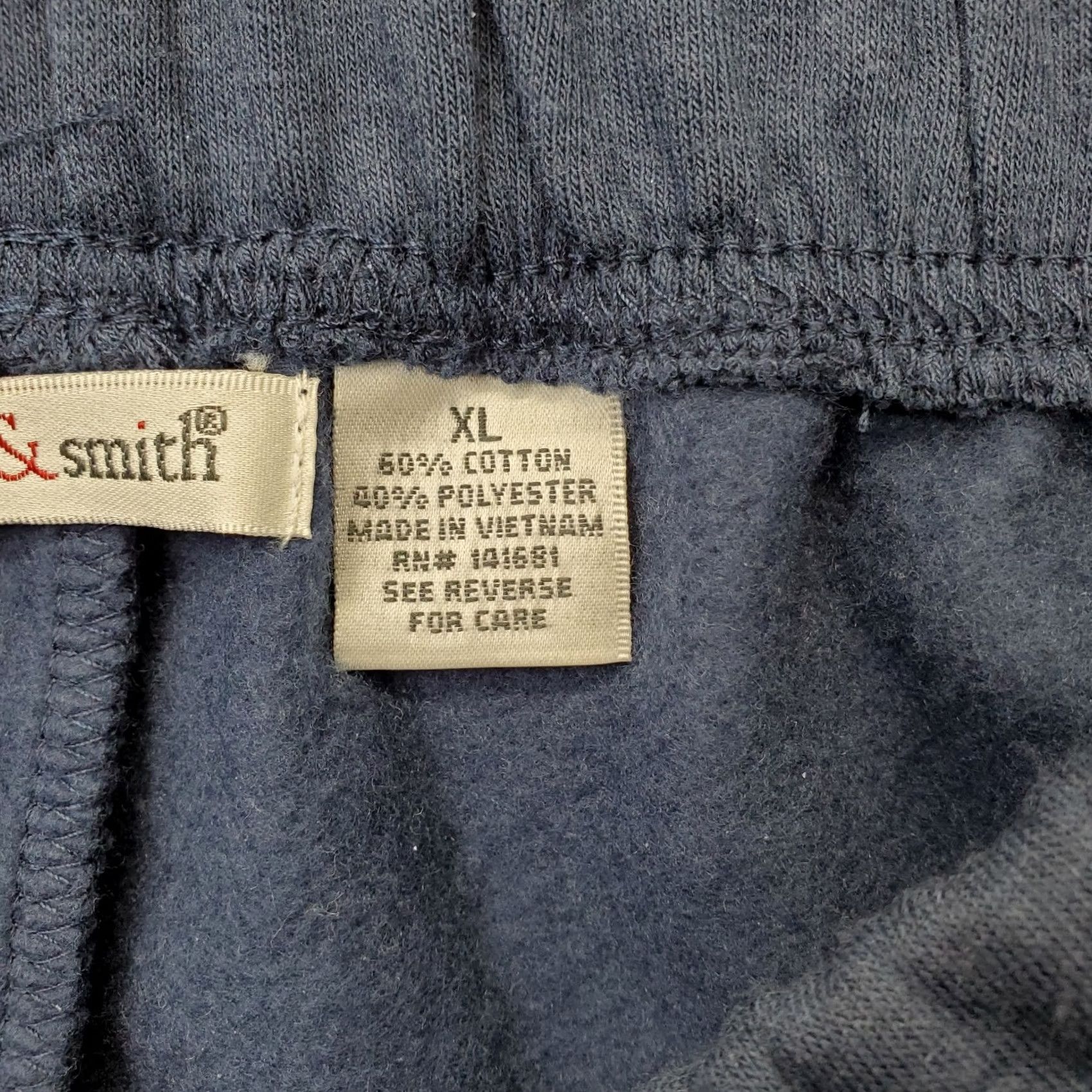Vintage Hasting & Smith Sweatpants Womens XL Blue Comfort Straight Leg Elastic Waistband Size 40" / US 18 - 7 Thumbnail