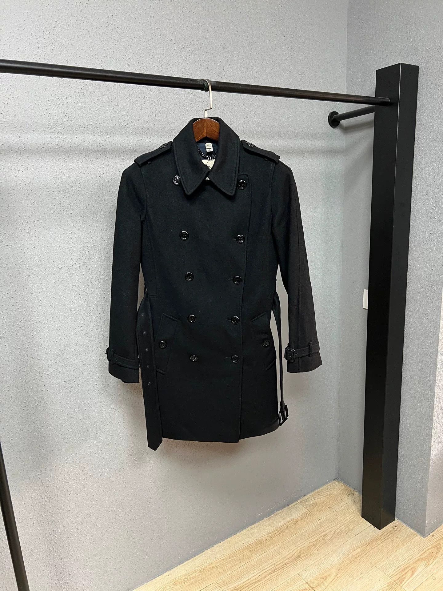 Burberry burberry wool coat in excellent condition Size S / US 4 / IT 40 - 1 Thumbnail