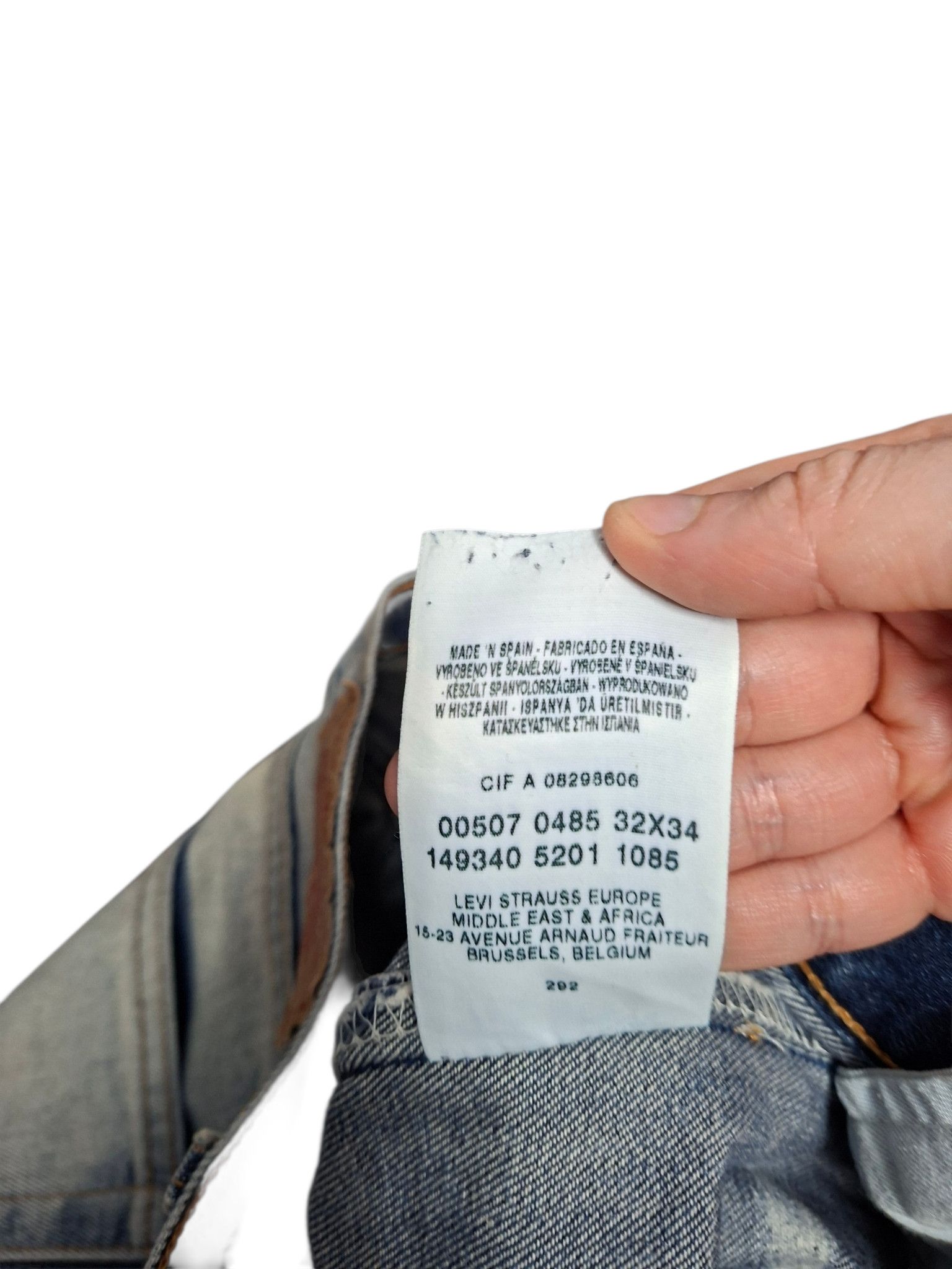 Levi's Vintage Clothing LEVIS 507 BOOTCUT VINTAGE MADE IN SPAIN FIRE JEANS DENIM Size US 32 / EU 48 - 7 Thumbnail