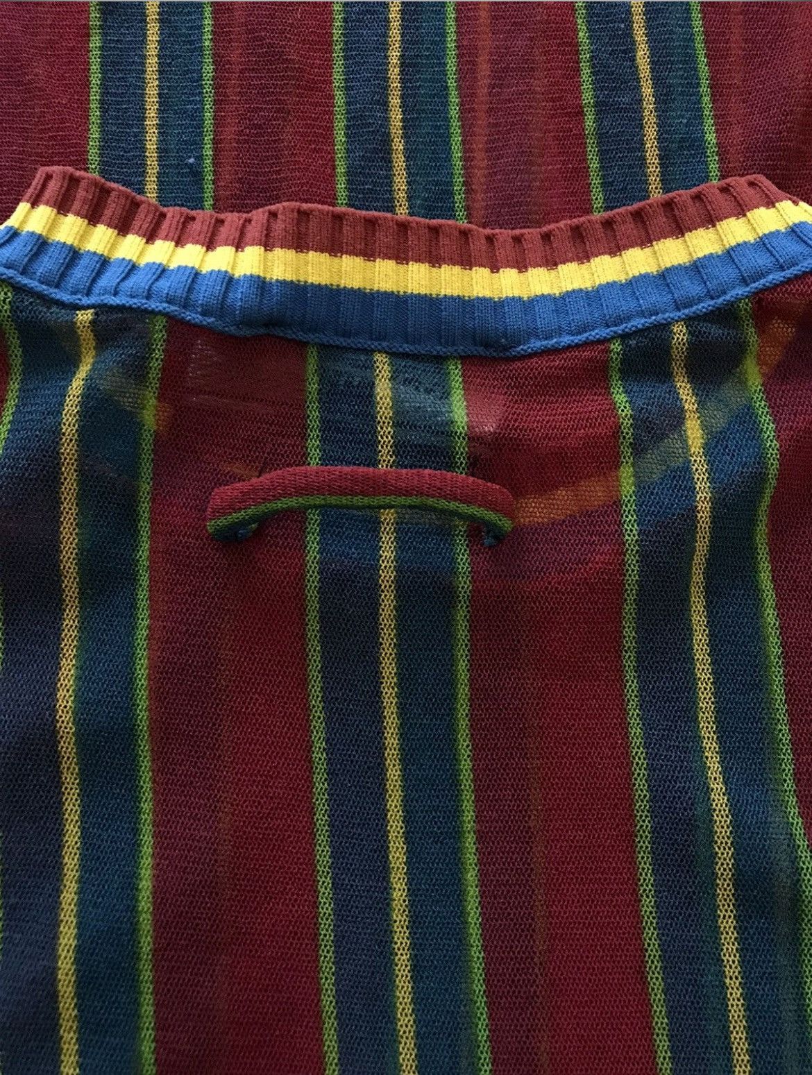 Jean Paul Gaultier Jean Paul Gaultier Maille Mesh Striped Down Size M / US 6-8 / IT 42-44 - 11 Thumbnail