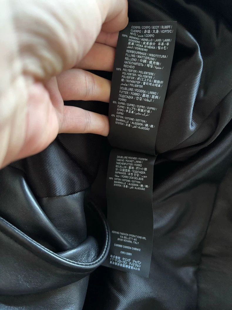 Saint Laurent Paris Saint laurent paris 20 FW L01 Motorcycle Leather jacket 250 Size US XL / EU 56 / 4 - 5 Thumbnail