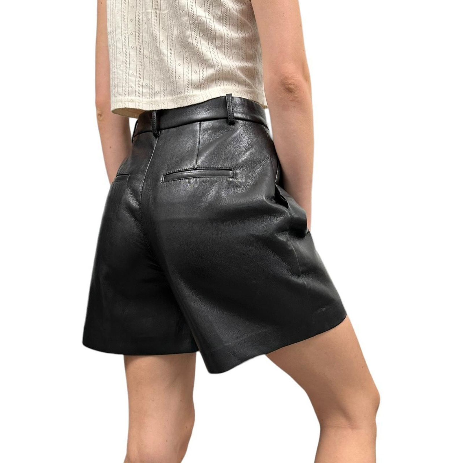 Aritzia Wilfred leather shorts 26x15 Size 25" / US 0 / IT 36 - 3 Thumbnail