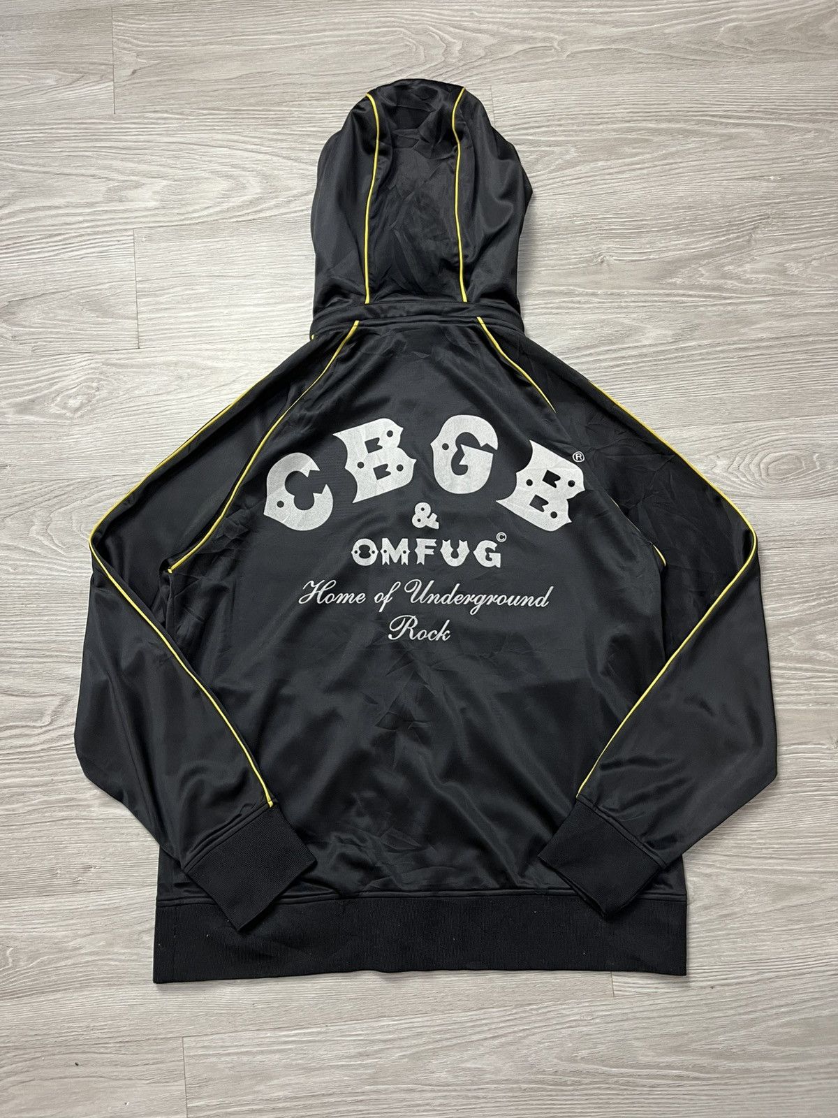 Band Tees CBGB Omfug Punk Band home of undergroud big logo jacket Size US XL / EU 56 / 4 - 2 Thumbnail
